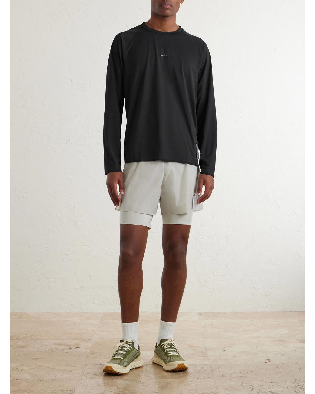 Satisfy Black Auralite Uv T-Shirt for men