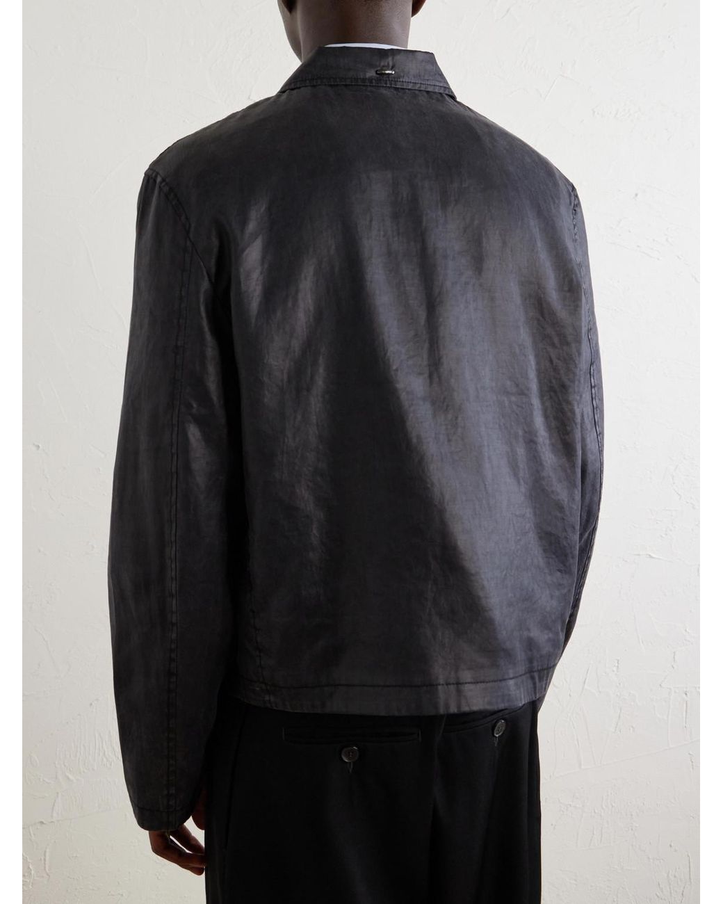 Our Legacy Black Tencellyocell Blouson Jacket for men