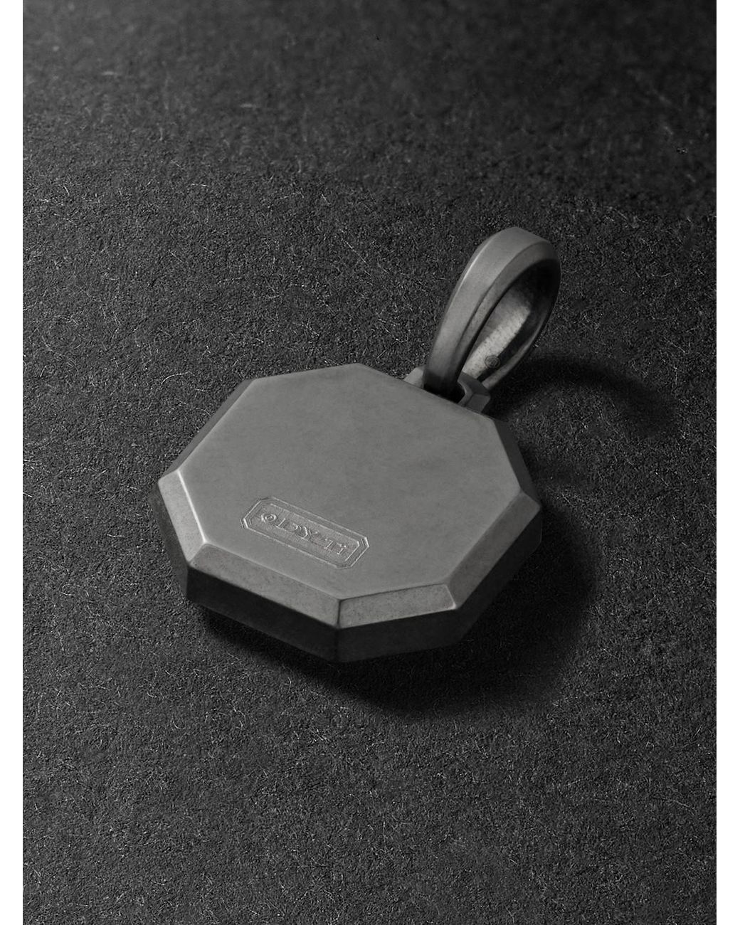 David Yurman Black Titanium Pendant for men