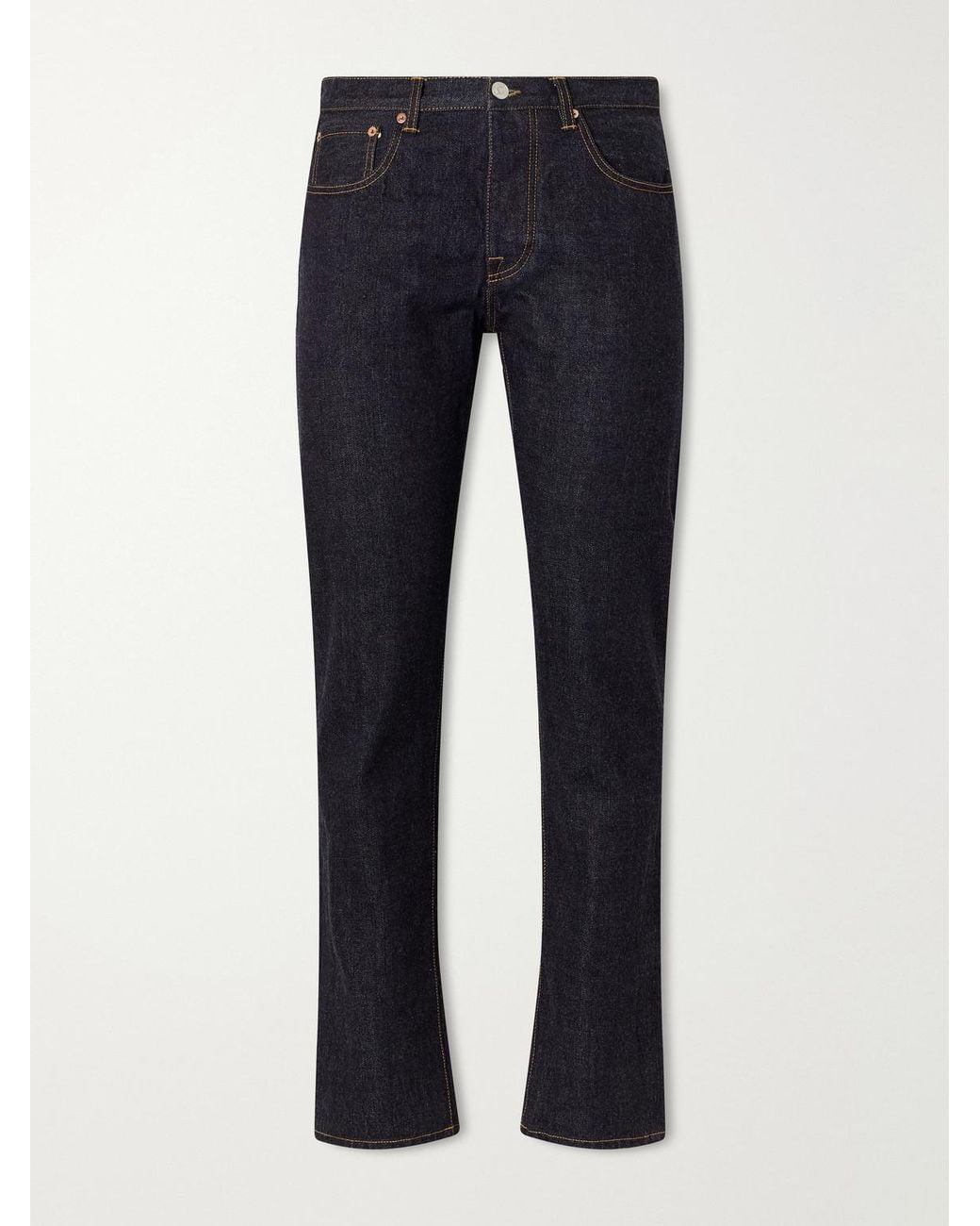 Fortela Blue John Slim-Fit Straight-Leg Jeans for men