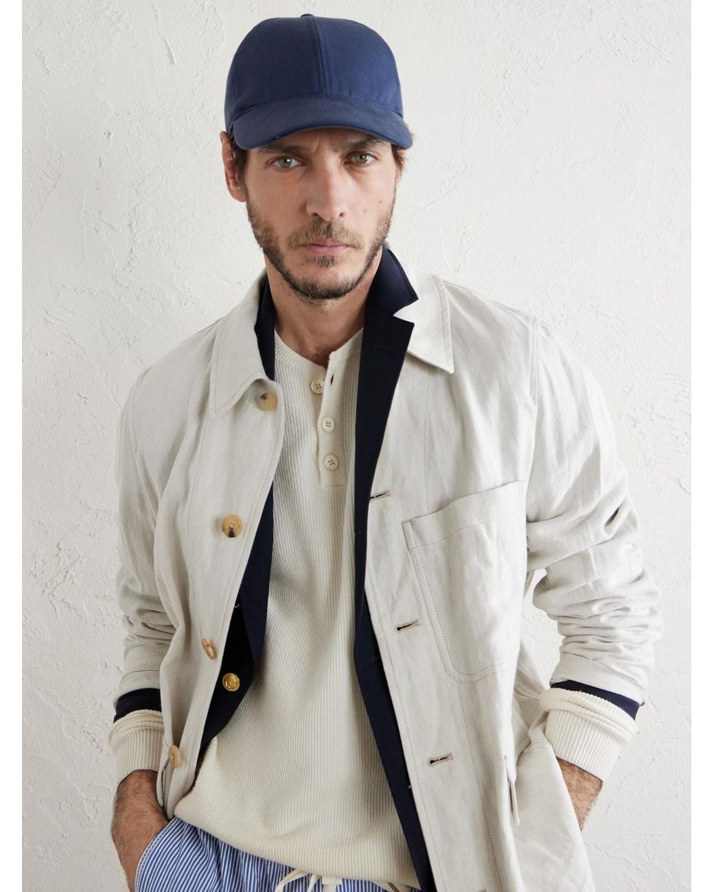 Sease Blue 2.0 Logo-print Wool-blend Baseball Cap for men