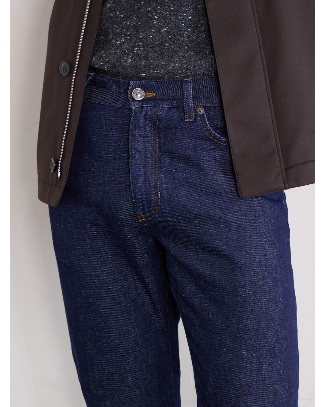 Zegna Blue Straight-leg Jeans for men
