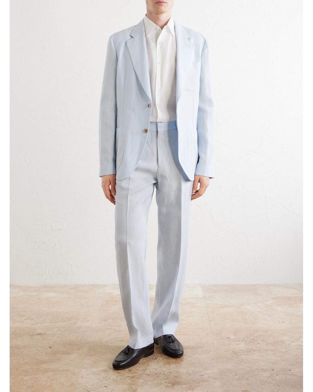 Paul Smith White Linen Suit Jacket for men