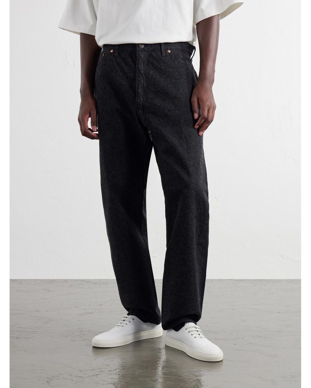 Kaptain Sunshine Blue Straight-leg Selvedge Jeans for men