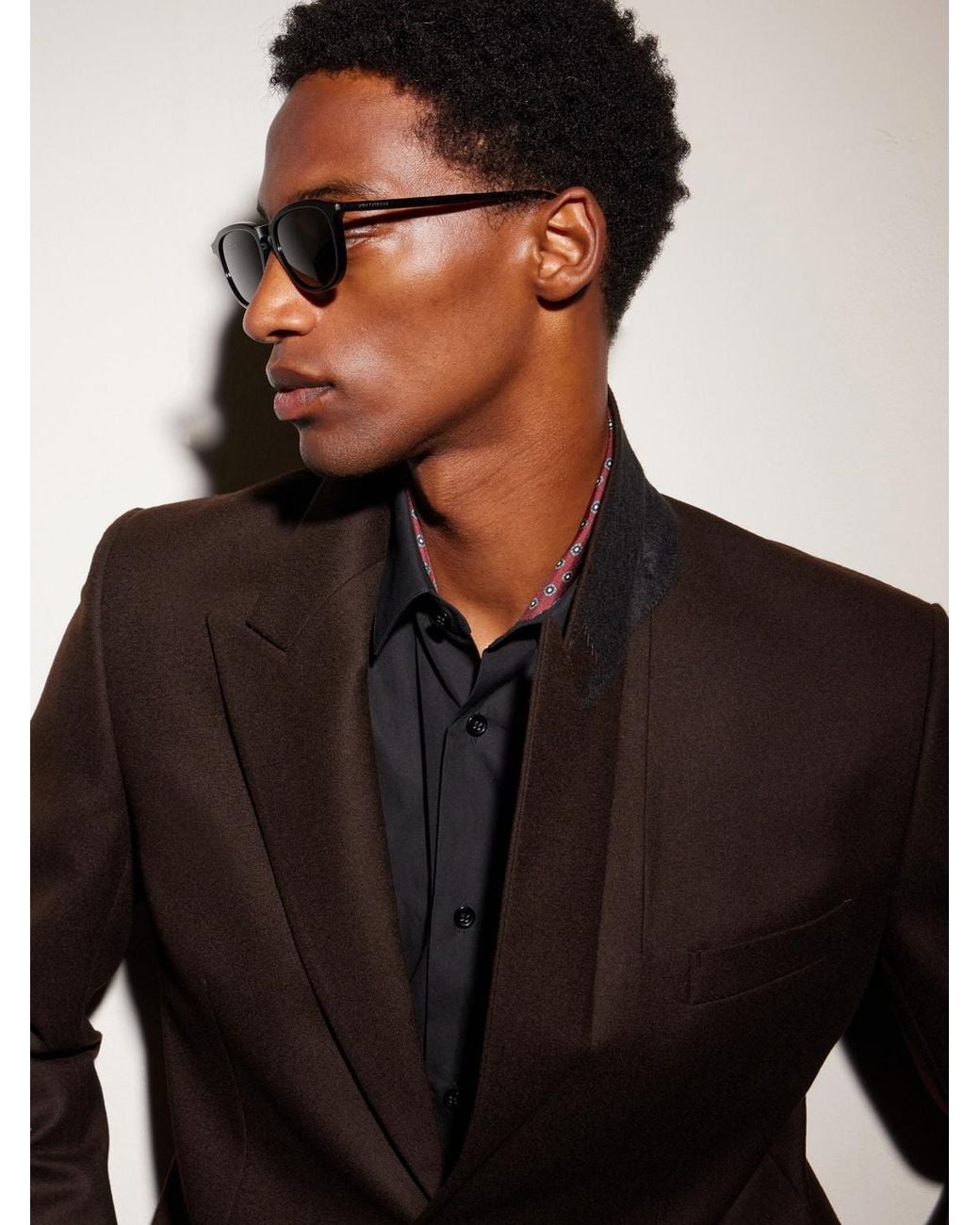 Saint Laurent Black Sl 939 Round-Frame Recycled Acetate Sunglasses for men
