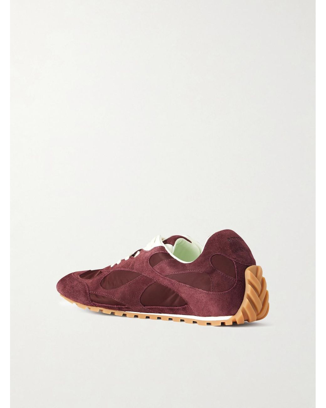 Bottega Veneta Purple Orbit Flash Suede And Shell Sneakers for men