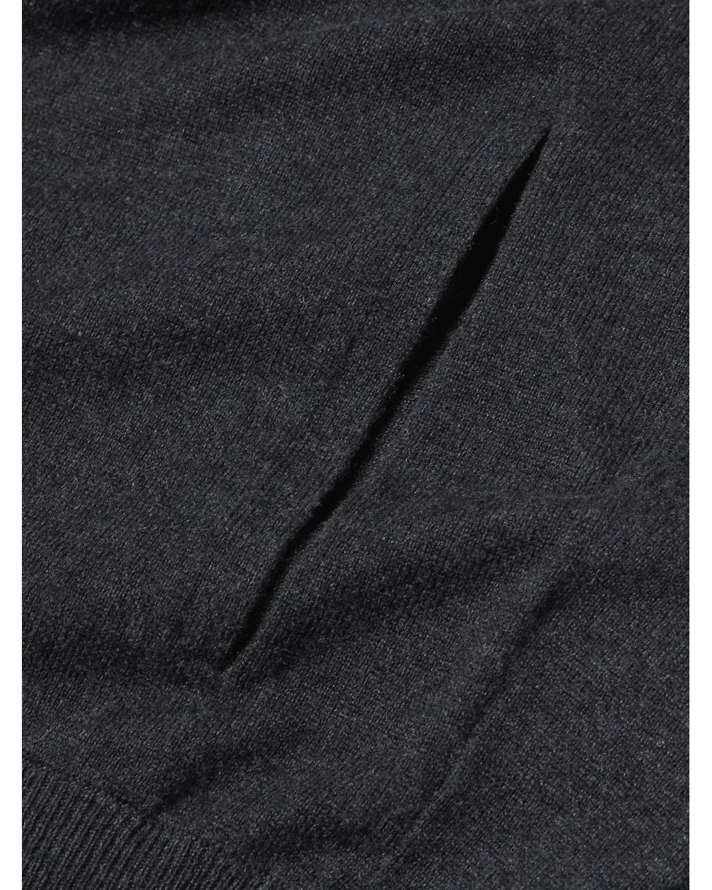 Loro Piana Blue Cashmere Zip-Up Sweater for men