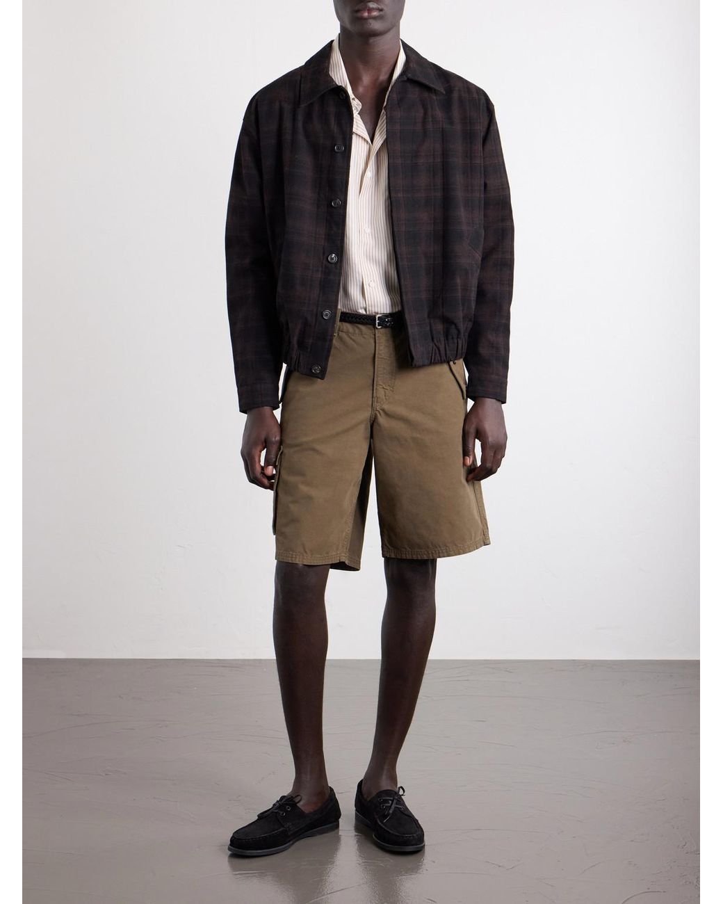 Jeanerica Natural Monti Straight-Leg Cotton Shorts for men