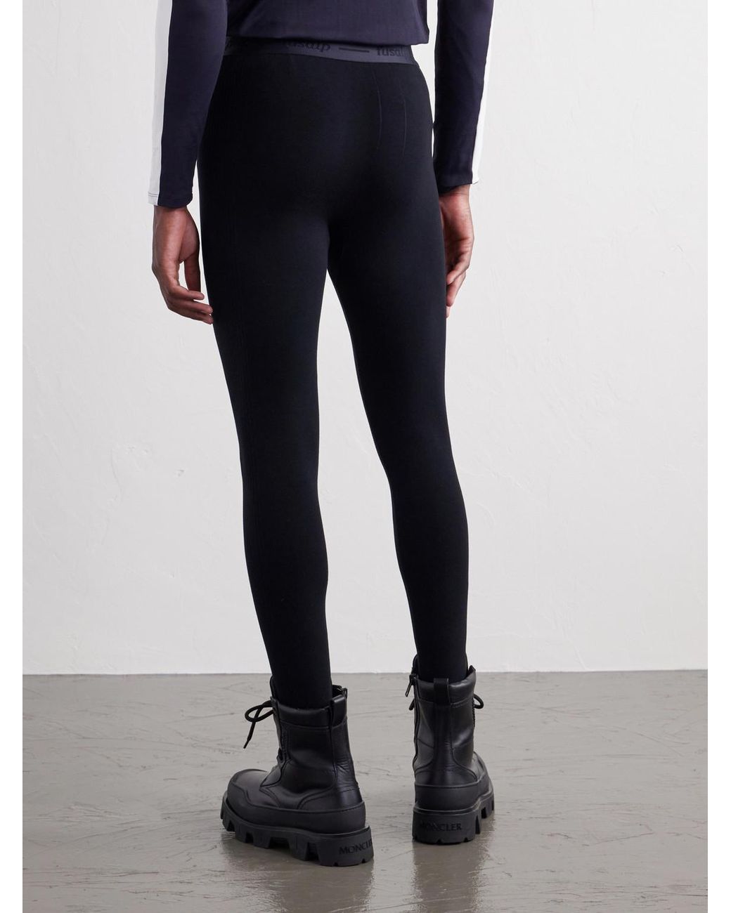 Fusalp Black Allo Stretch-jersey Thermal Ski Tights for men