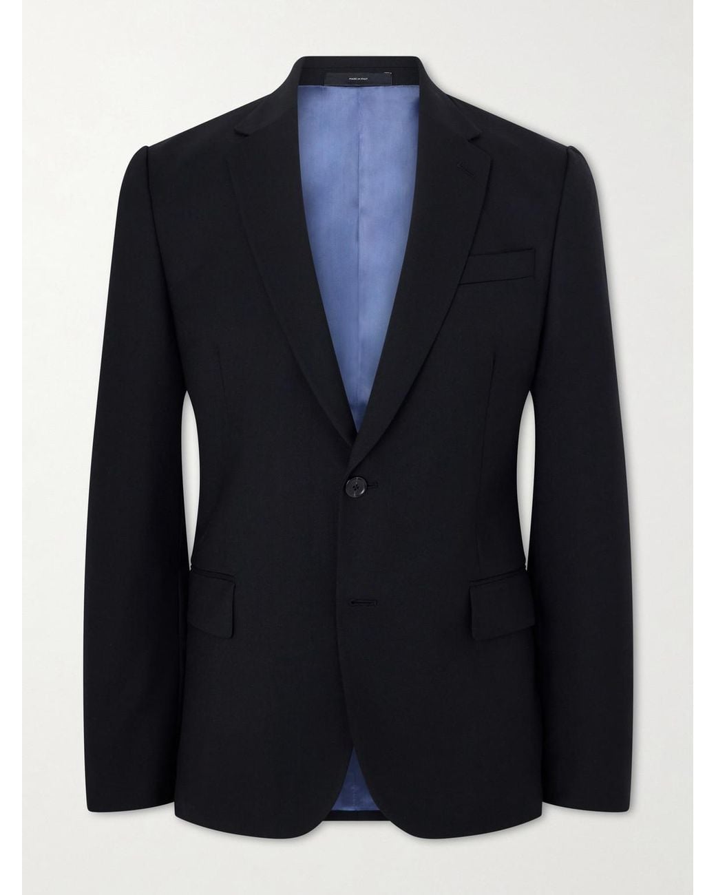 Paul Smith Blue Wool-Twill Suit Jacket for men