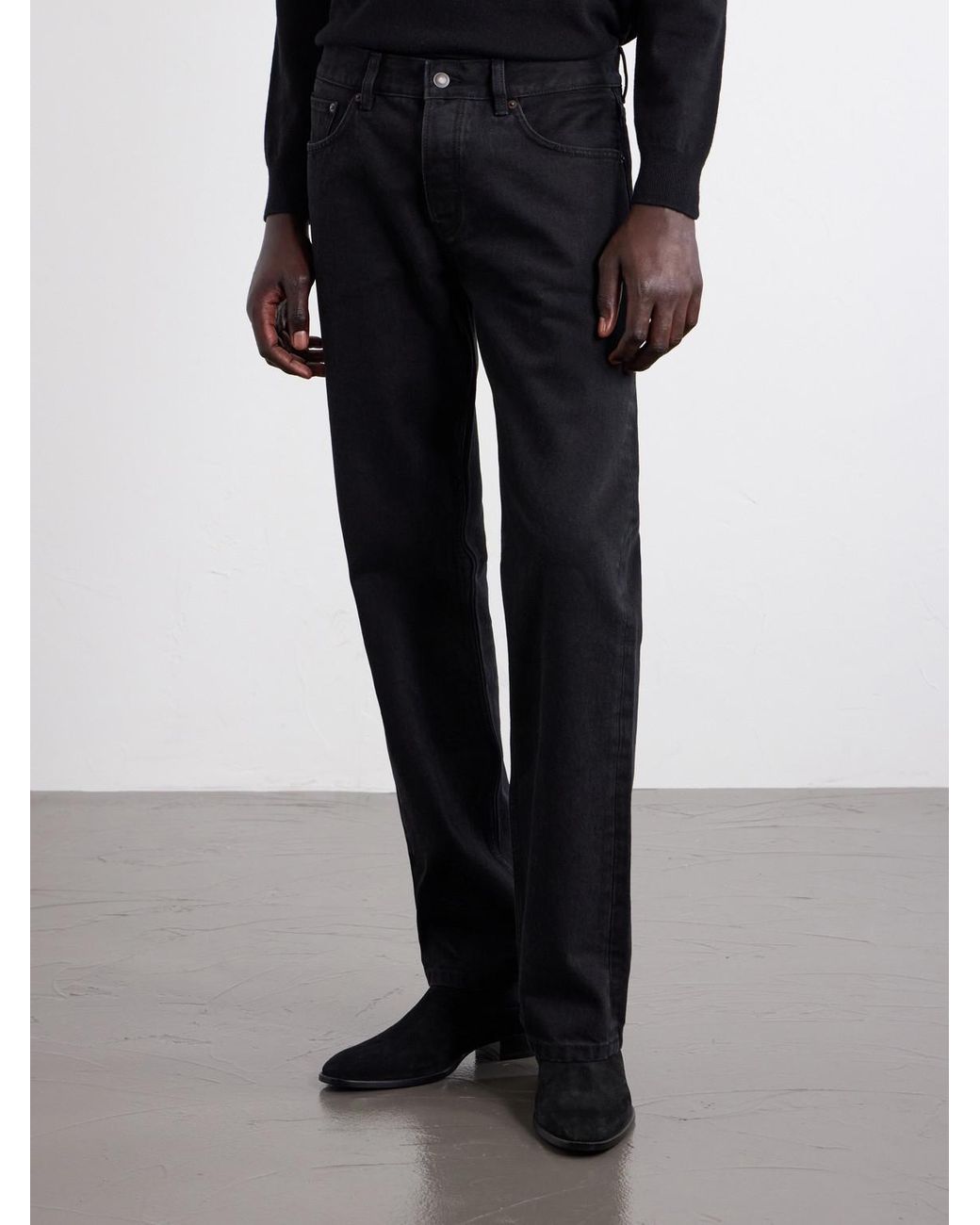 Jeanerica Blue Arrow Straight-Leg Cotton Jeans for men