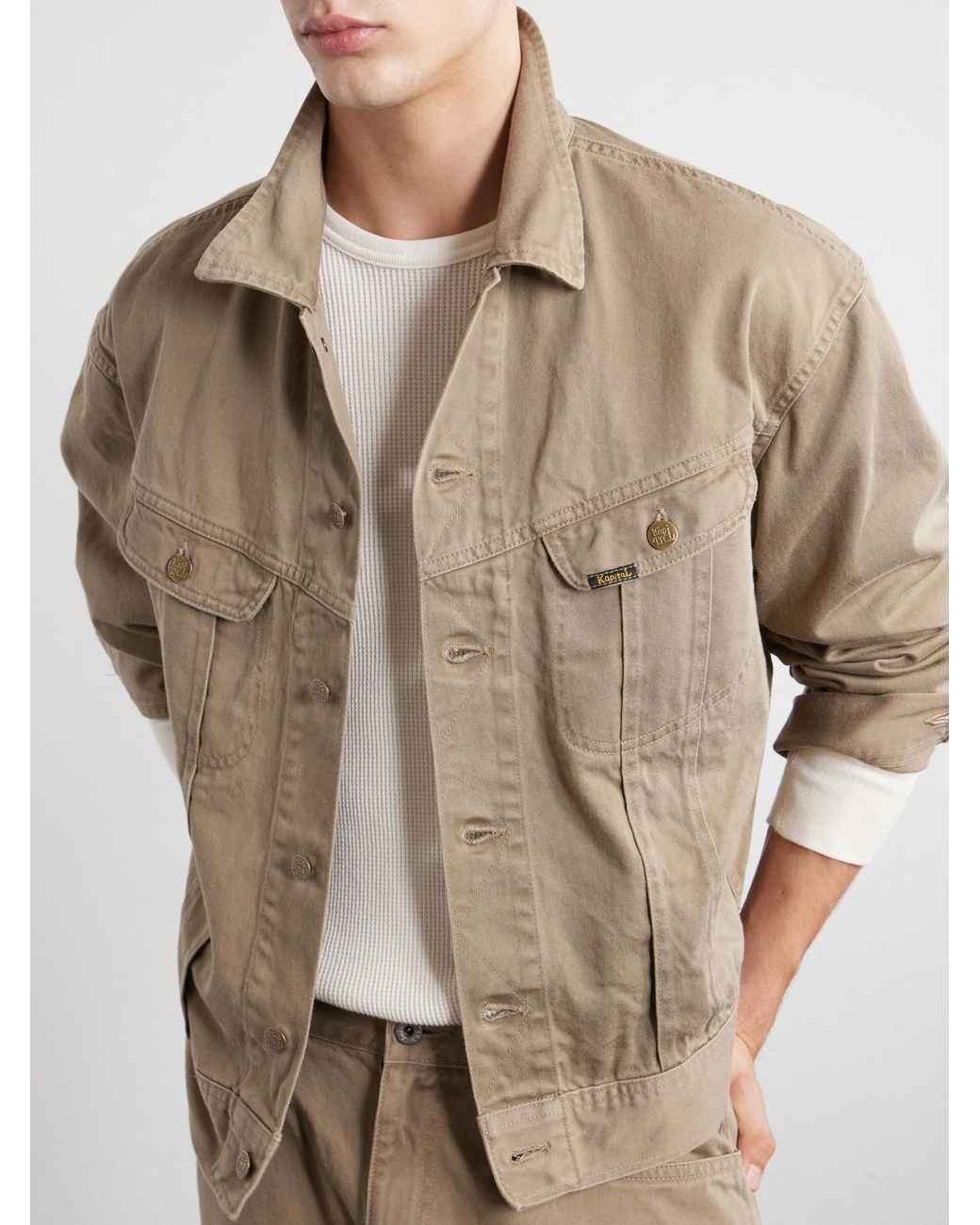 Kapital Natural Denim Jacket for men