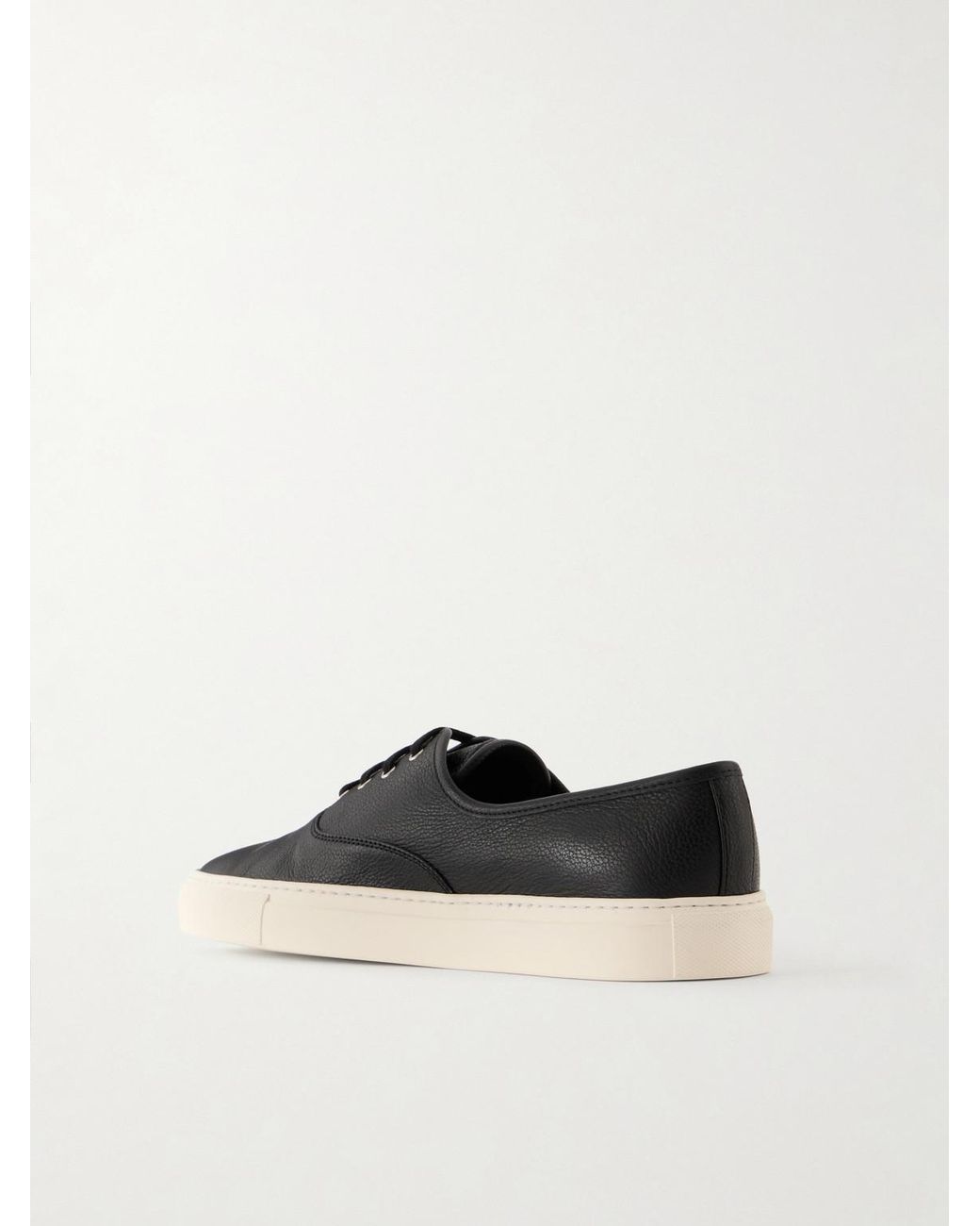 Common Projects White Deck Full-Grain Leather Sneakers for men