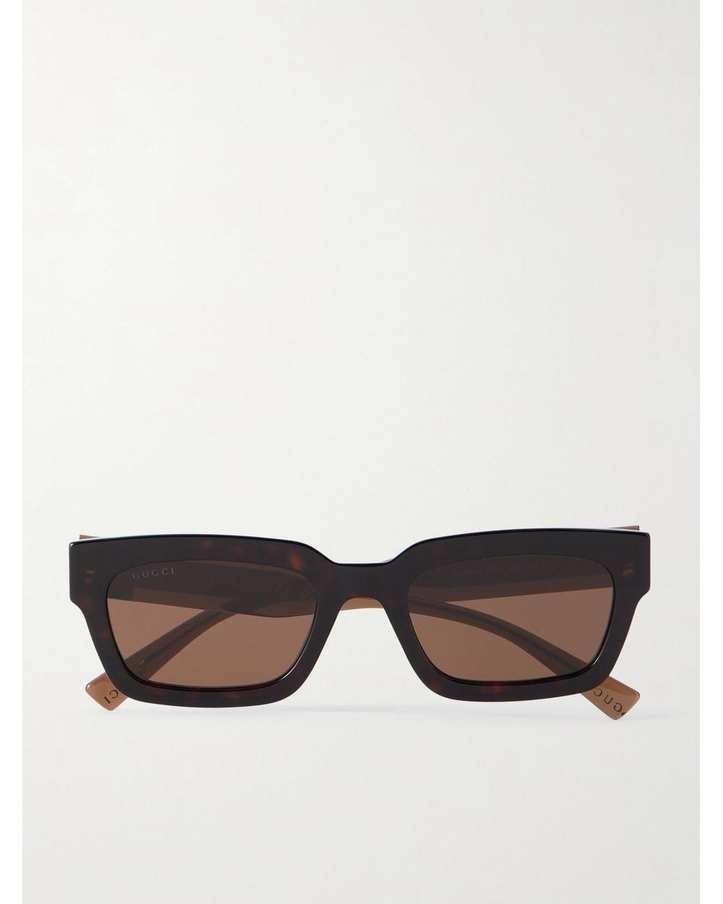 Gucci Multicolor Square-Frame Acetate And-Tone Metal Sunglasses for men