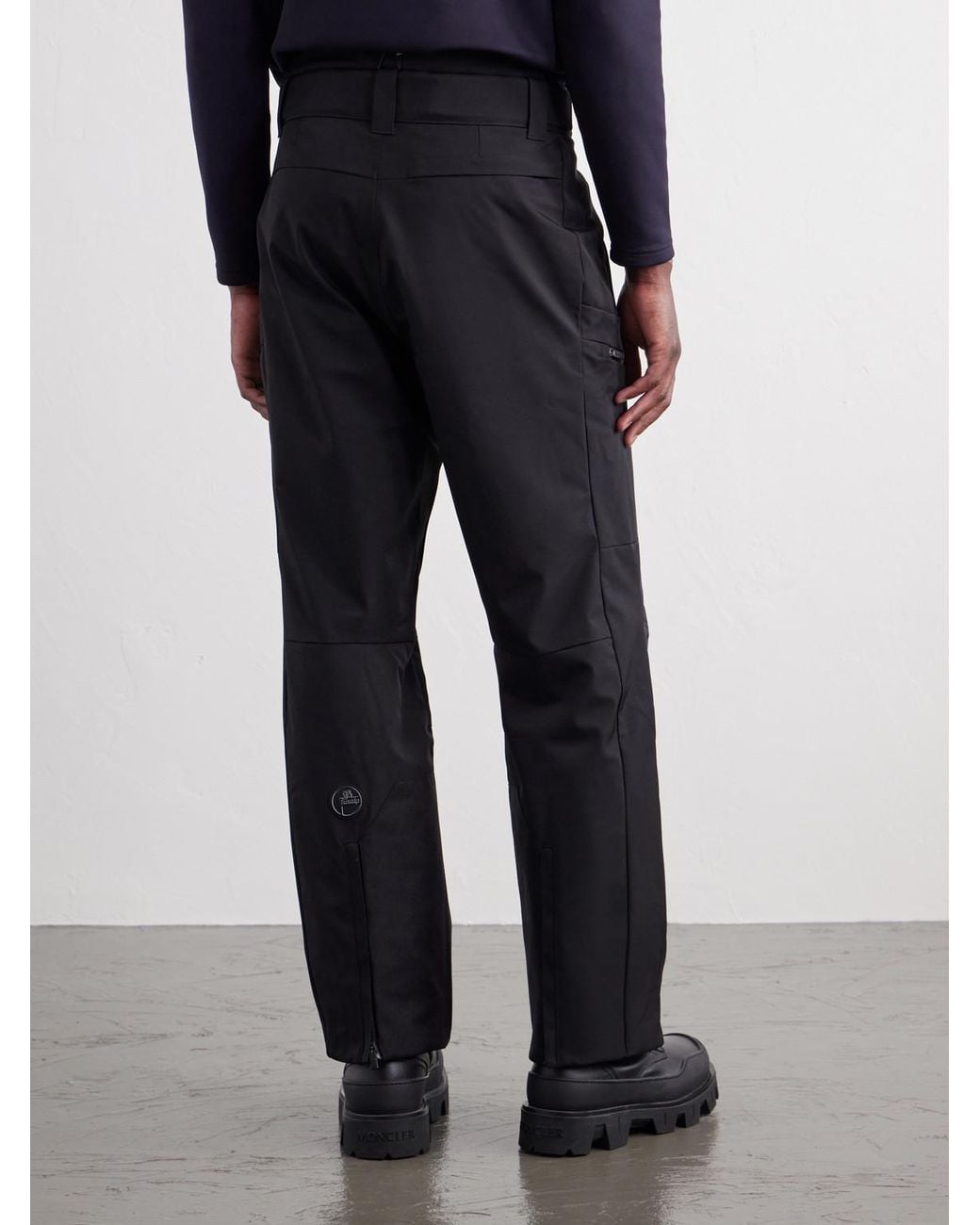 Fusalp Black Sidyo Straight-Leg Paneled Padded Ski Pants for men