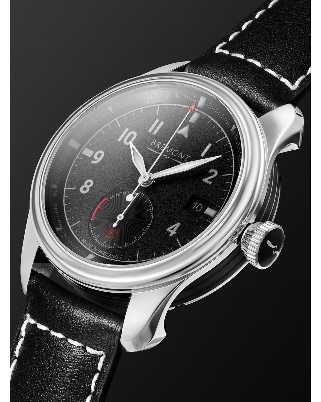Bremont Black Fury Automatic Stainless Steel Watch, Ref. Fury-Bk-Ss-R-S for men