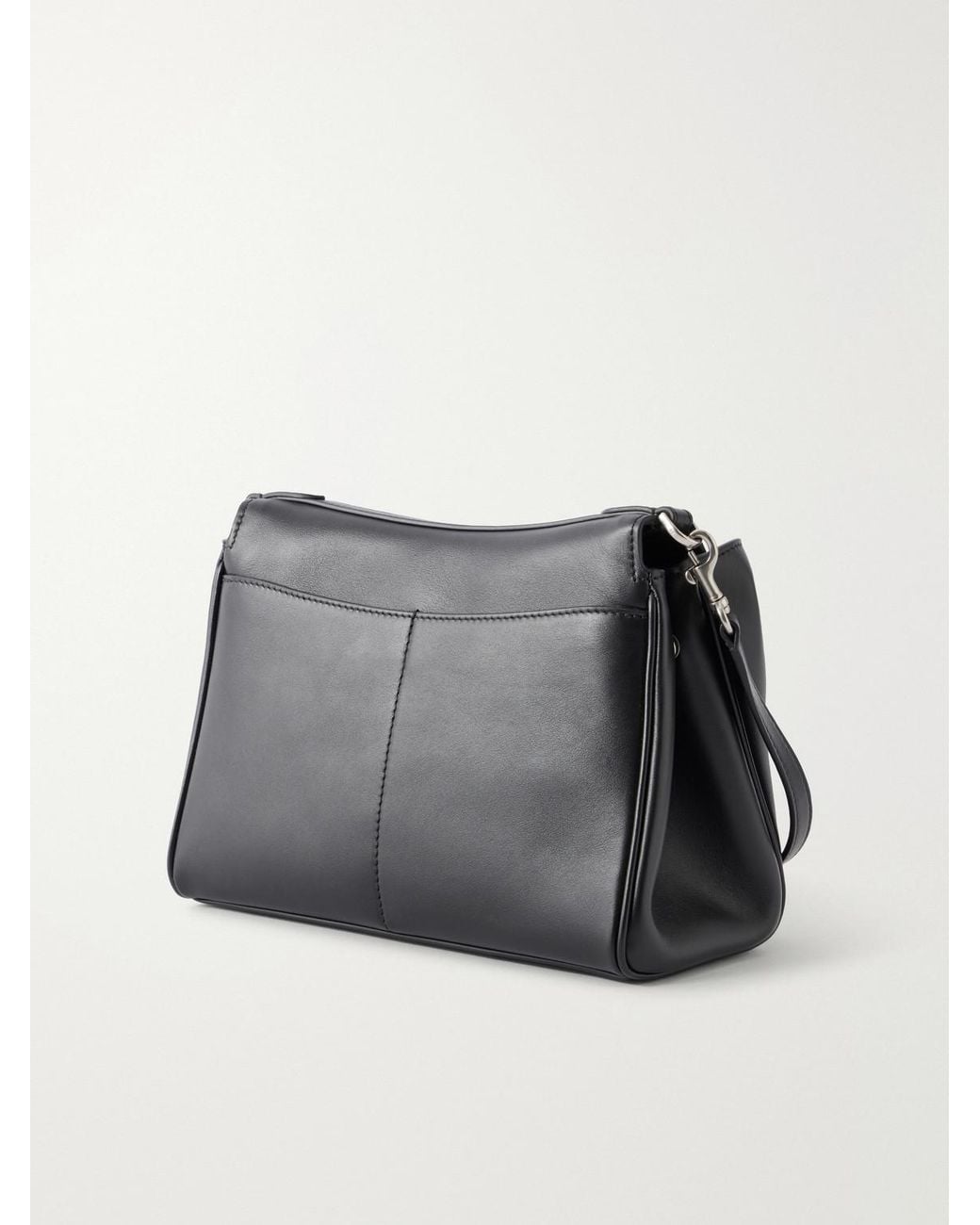 Balenciaga Black Rodeo Small Leather Messenger Bag for men