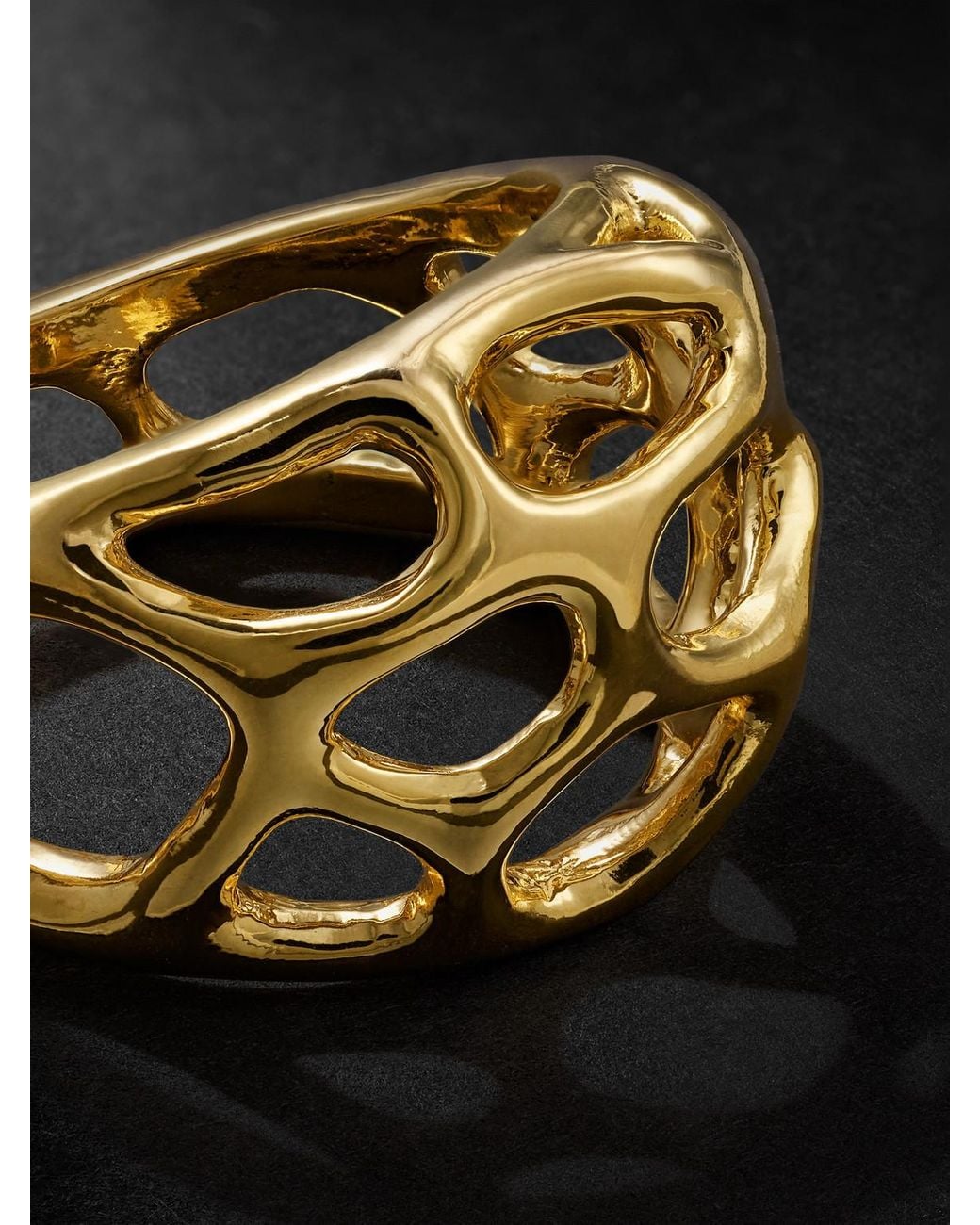 Alex Moss New York Black Symbiote 14-Karat Ring for men