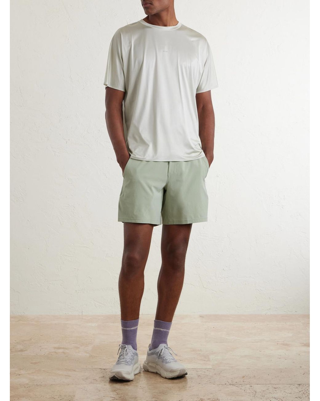 Satisfy White Heatcrush T‑Shirt for men