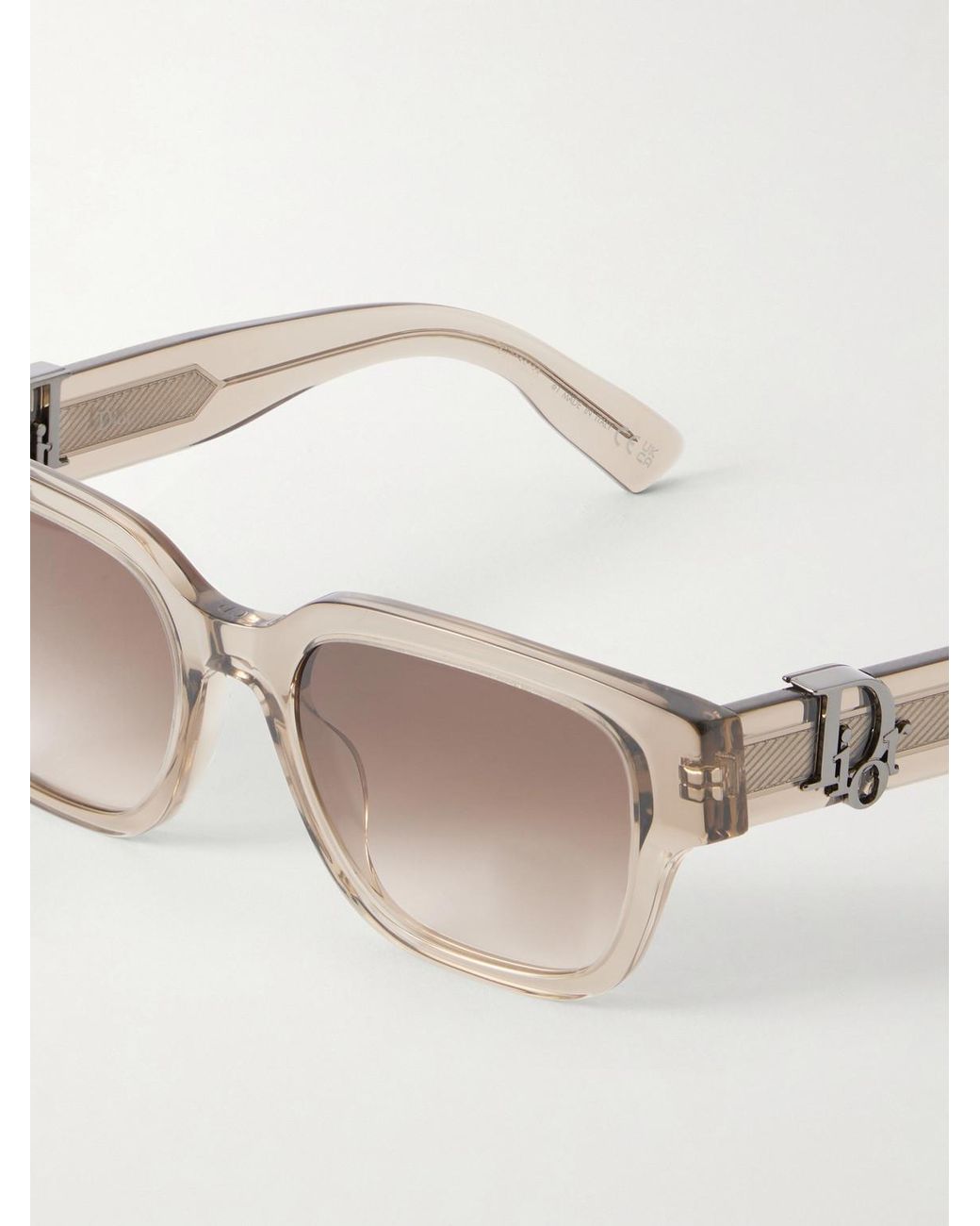 Dior Natural Dior Oblique S1I Square-Frame Acetate Sunglasses for men