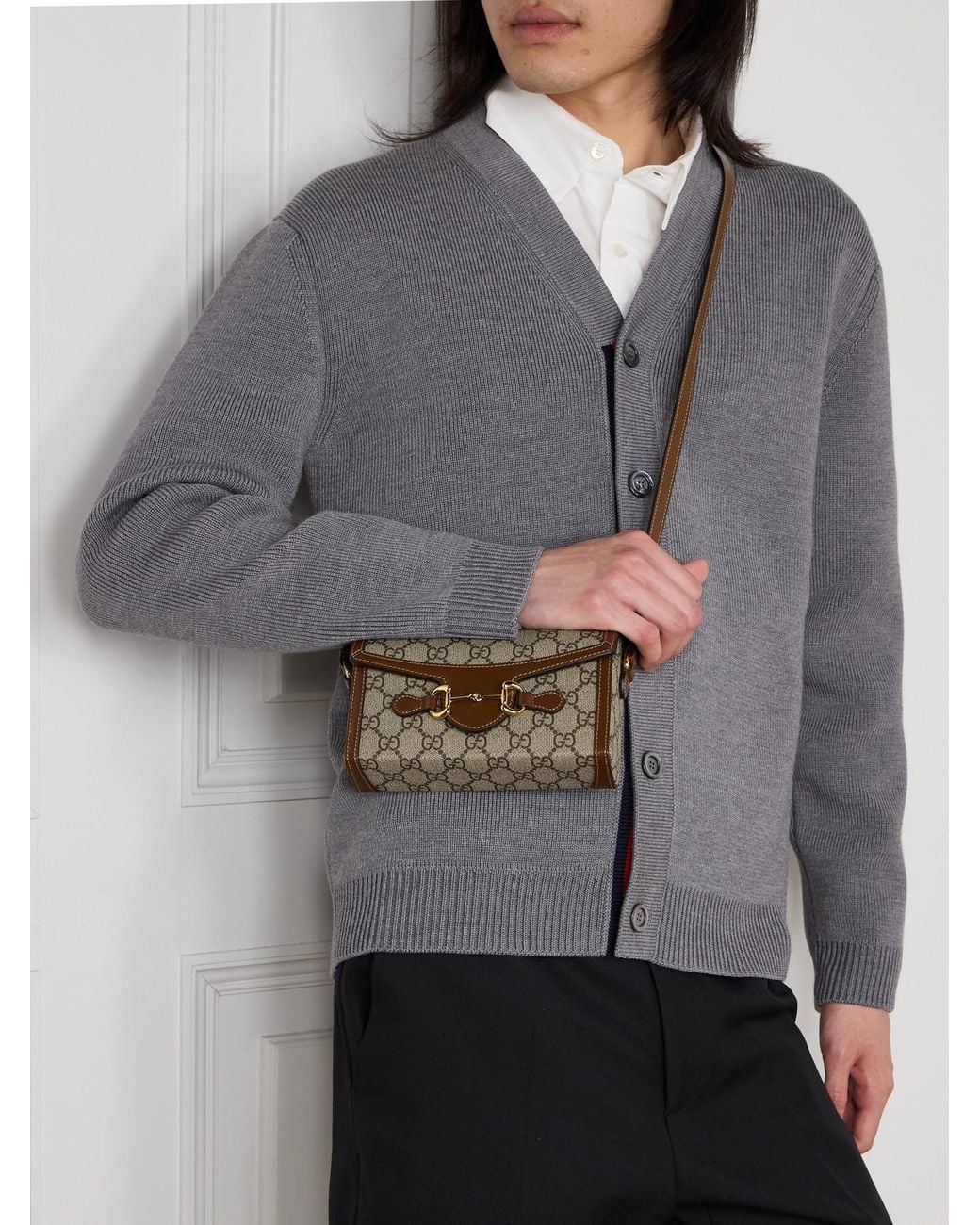 Gucci Multicolor Horsebit 1955 Mini Crossbody Bag for men