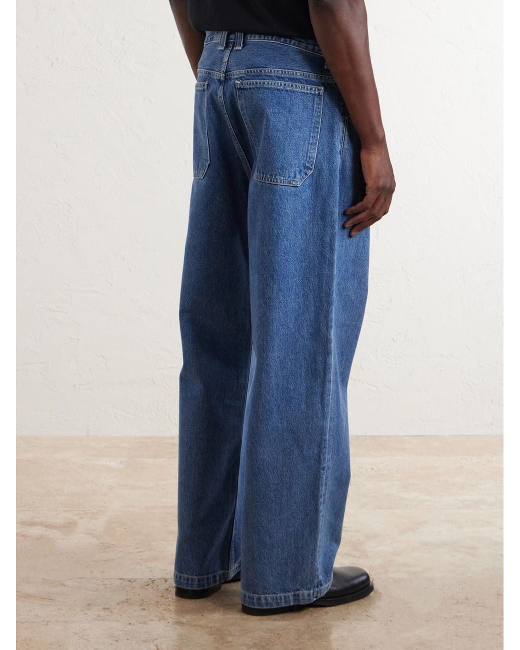 Agolde Blue Grover Wide-Leg Jeans for men