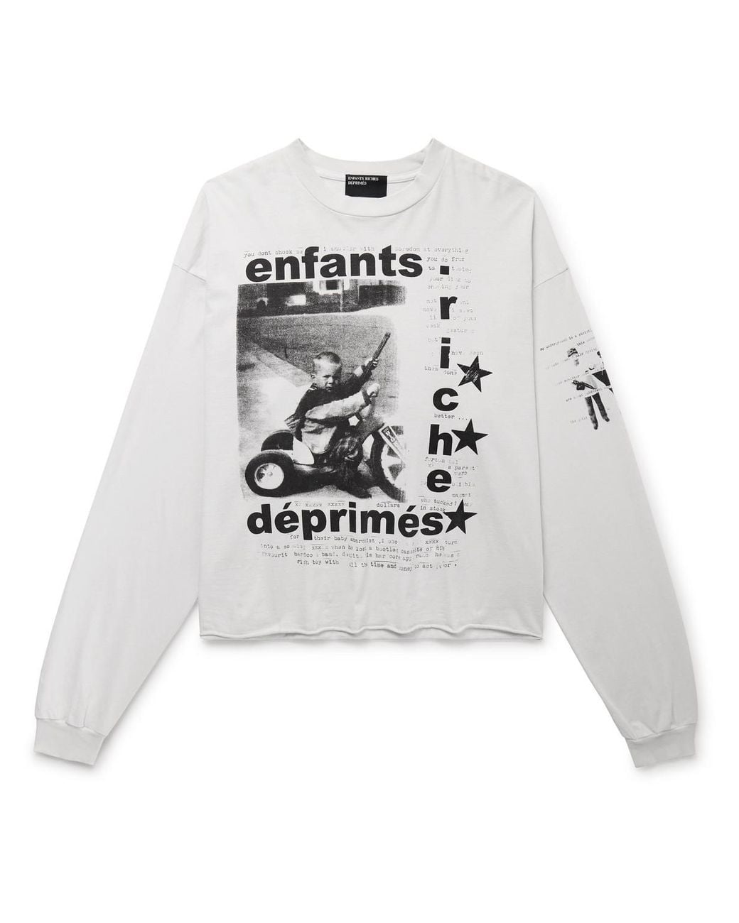 Enfants Riches Deprimes My Underground Tricycle Logo-print Cotton