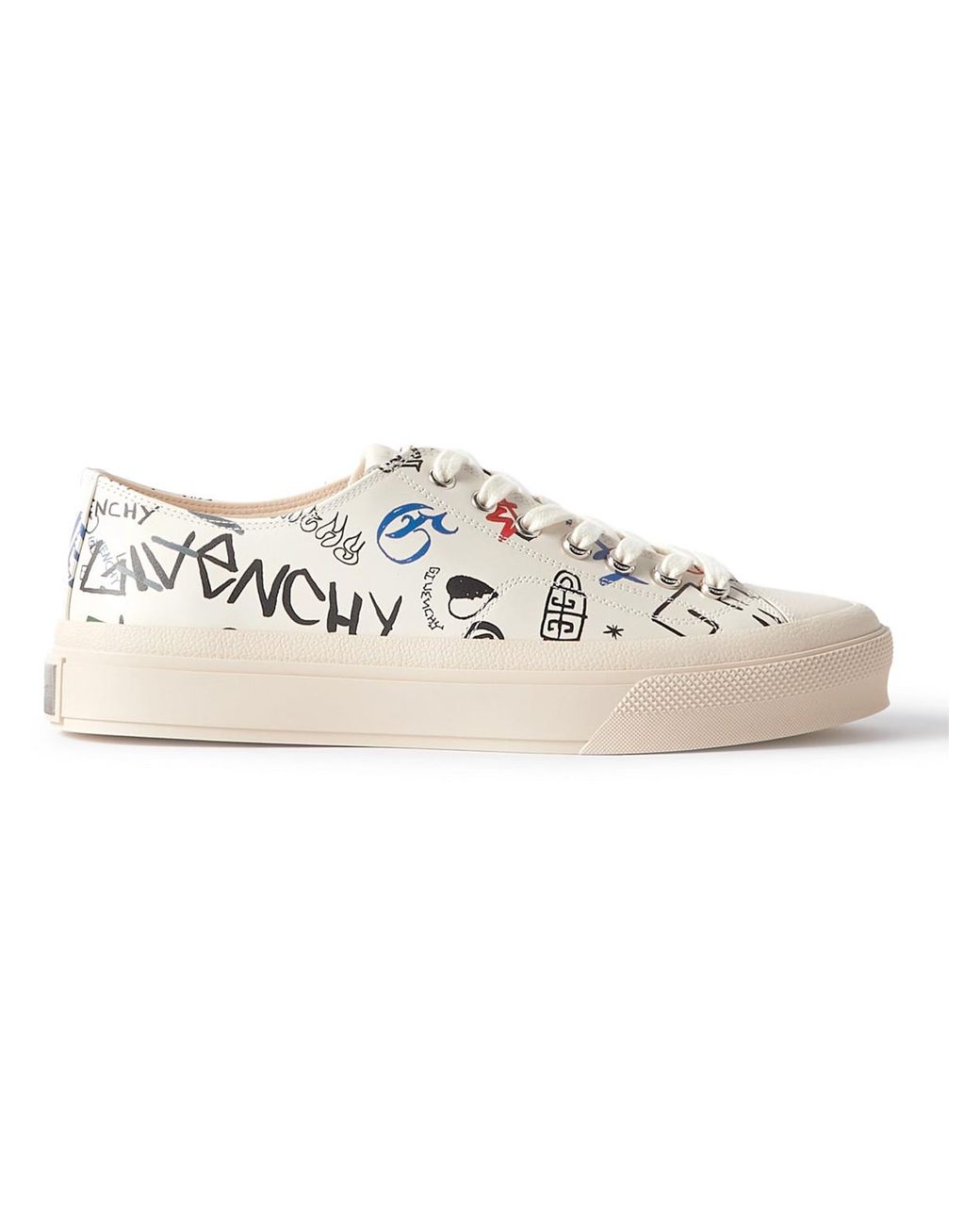 GIVENCHY Outlet: sneakers in canvas - White | GIVENCHY sneakers H29085  online at GIGLIO.COM