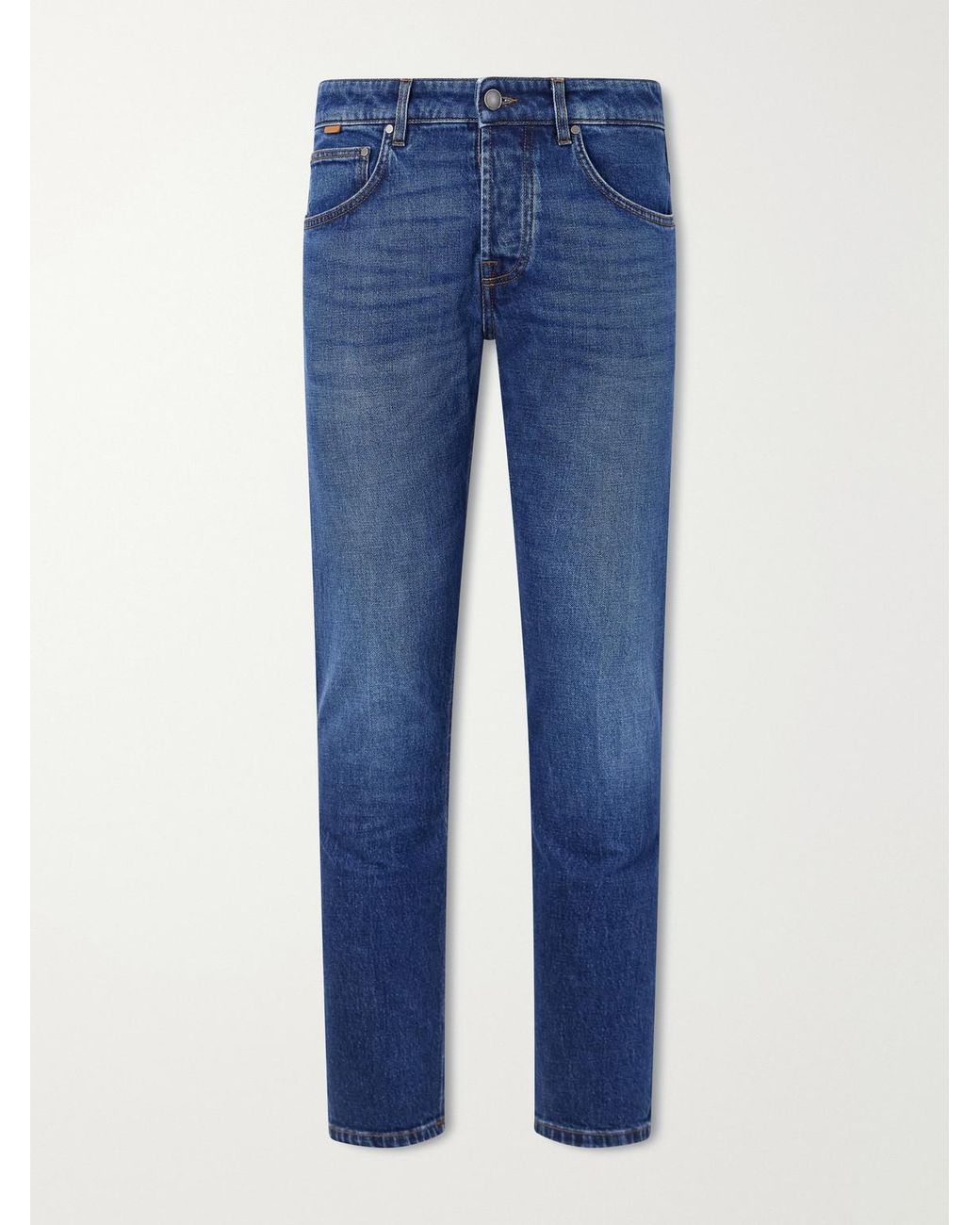 Lardini Blue Straight-Leg Jeans for men