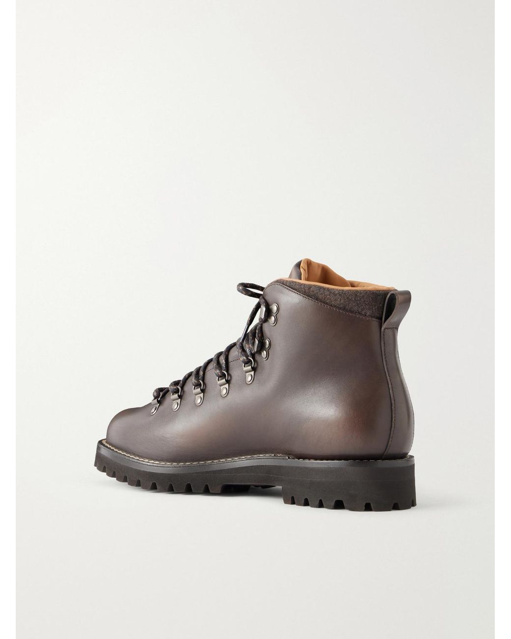 Church's Brown Poulton Leather Hiking Boots for men