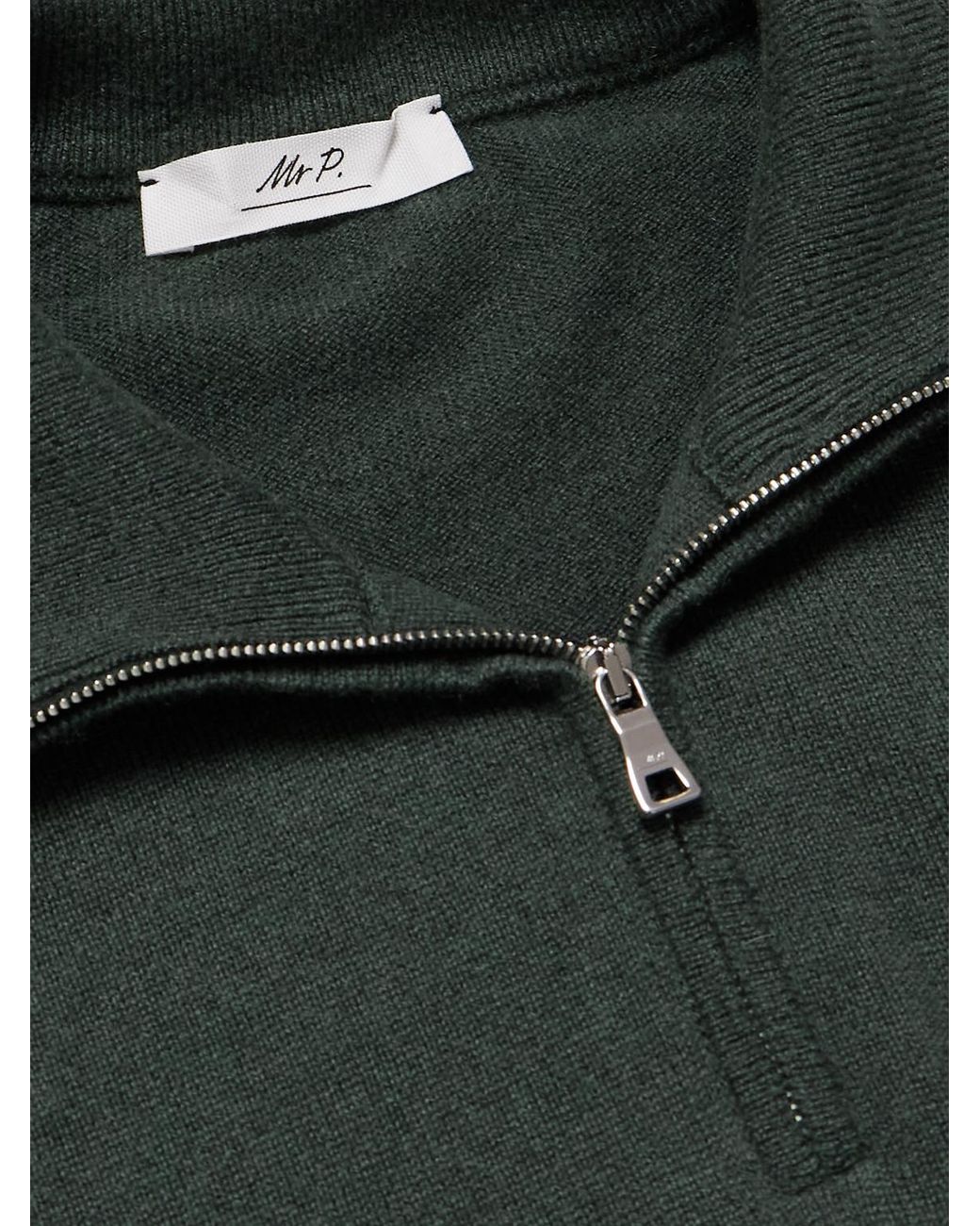 Mr P. Green James Cashmere Half-Zip Sweater for men