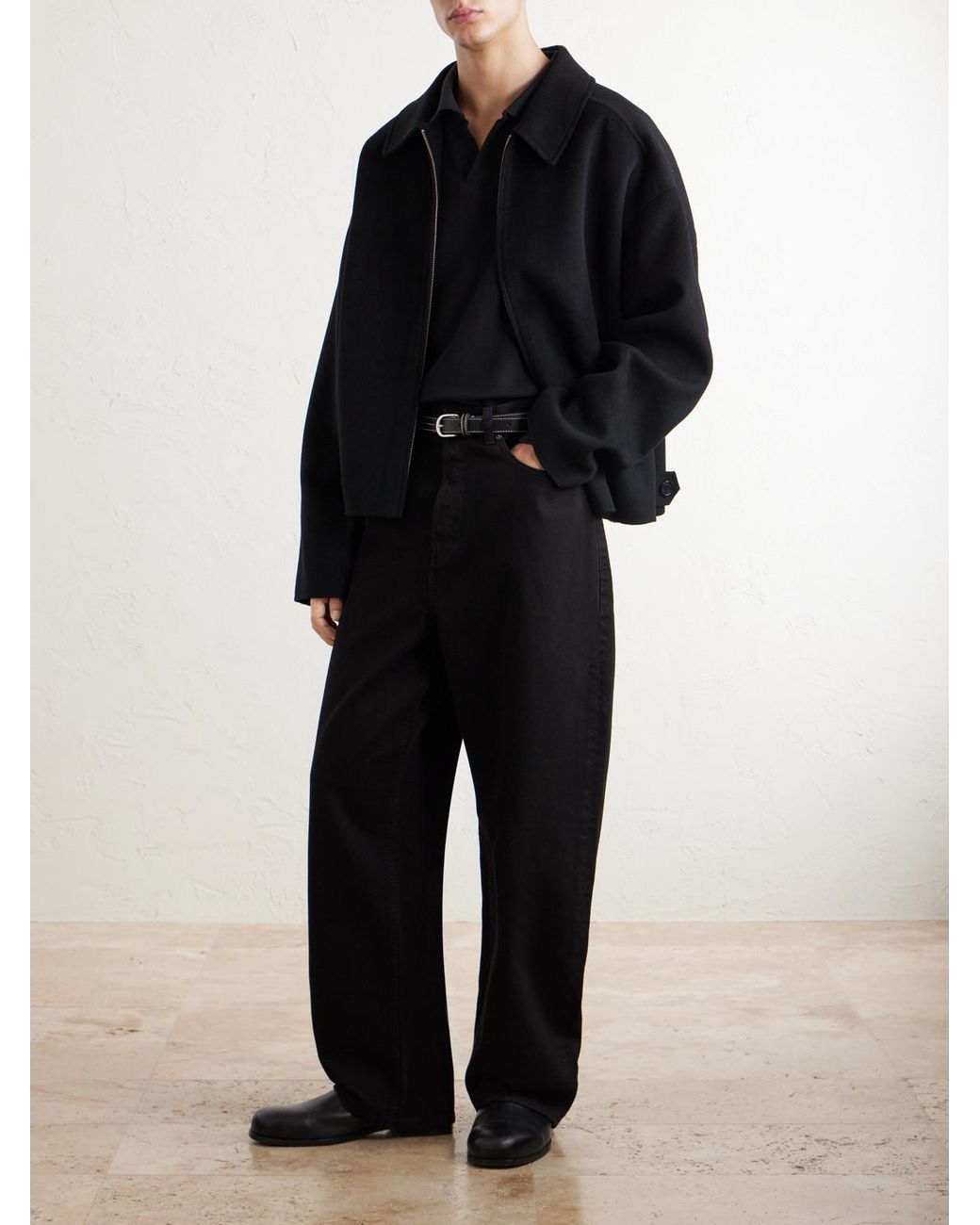 FRAME Blue Wide-Leg Jeans for men