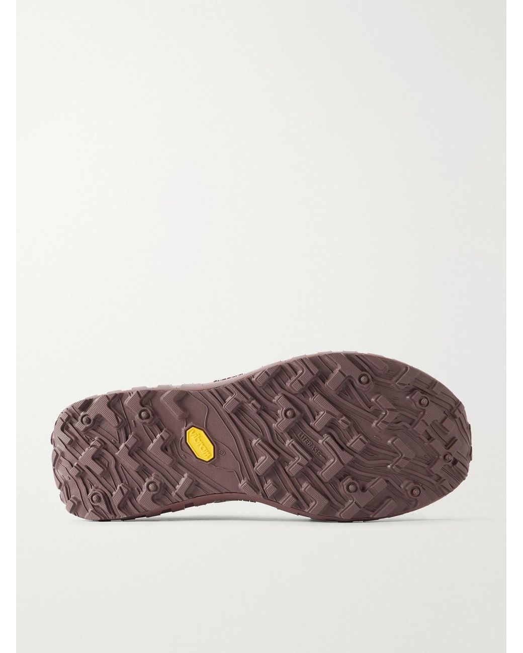 Norda Brown 001A Rubber-Trimmed Dyneema Running Sneakers for men