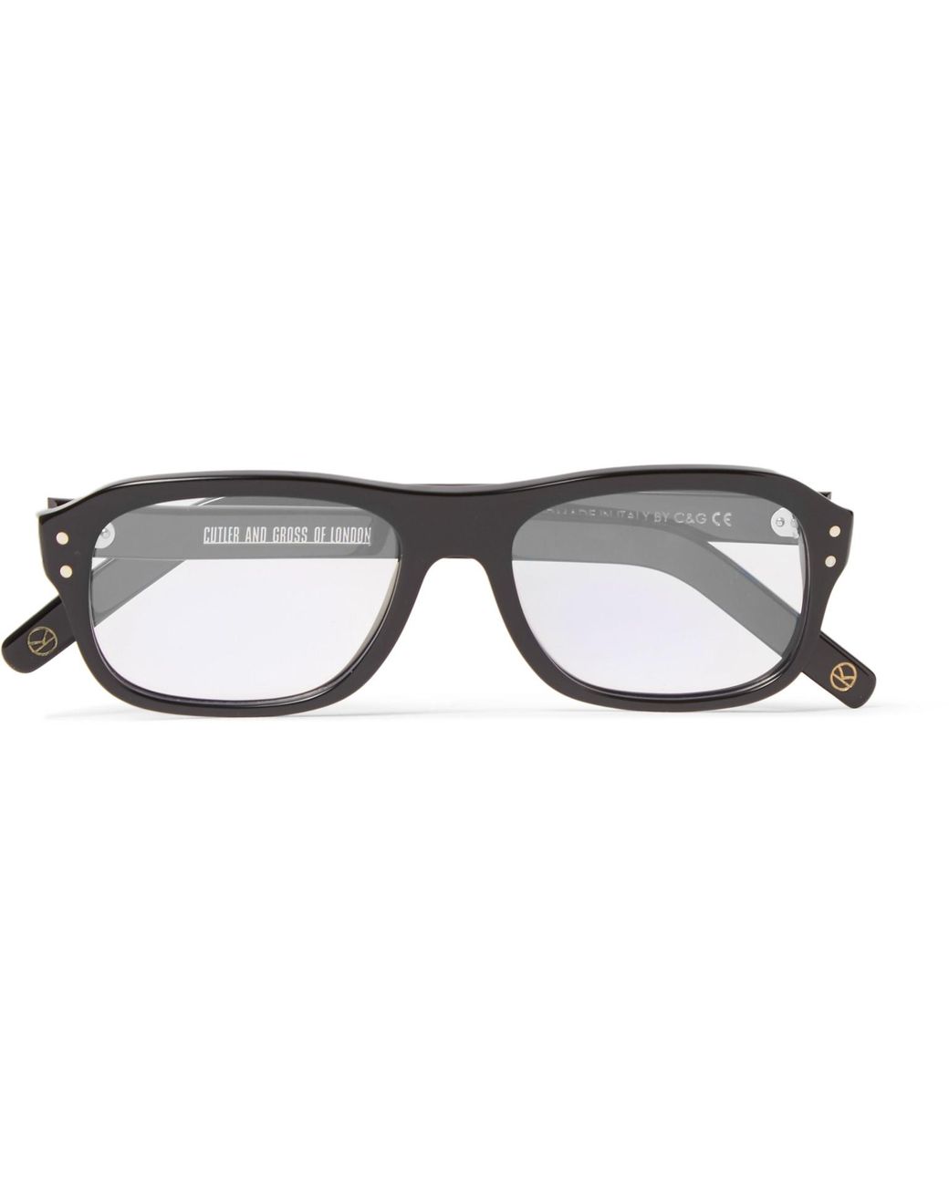 Kingsman + Cutler And Gross Eggsy's Square-frame Acetate Optical Glasses in  Black for Men | Lyst