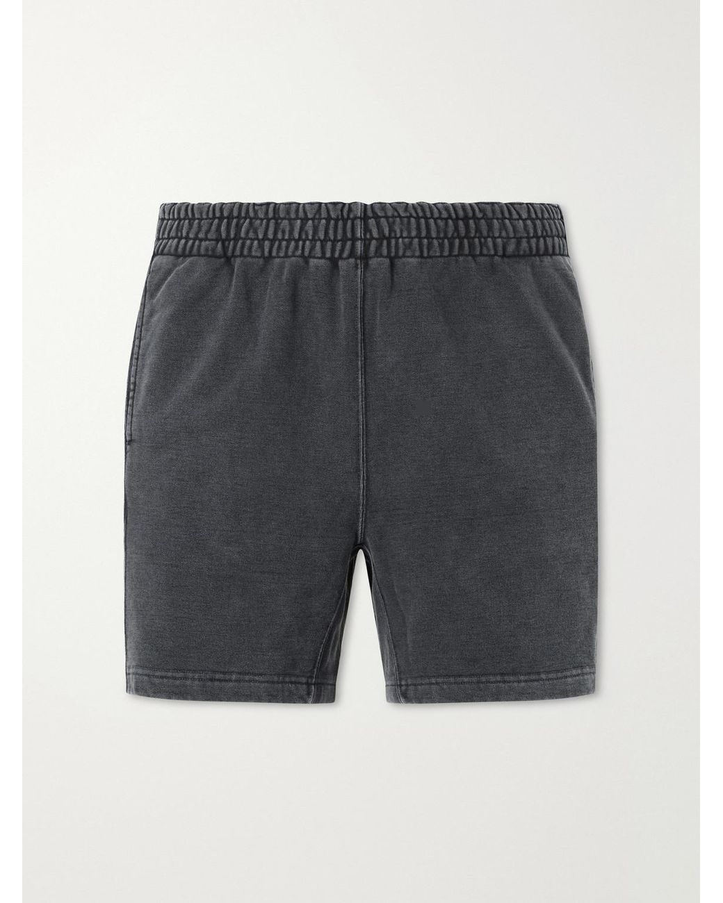 Remi Relief Gray Straight-Leg Cotton-Jersey Shorts for men