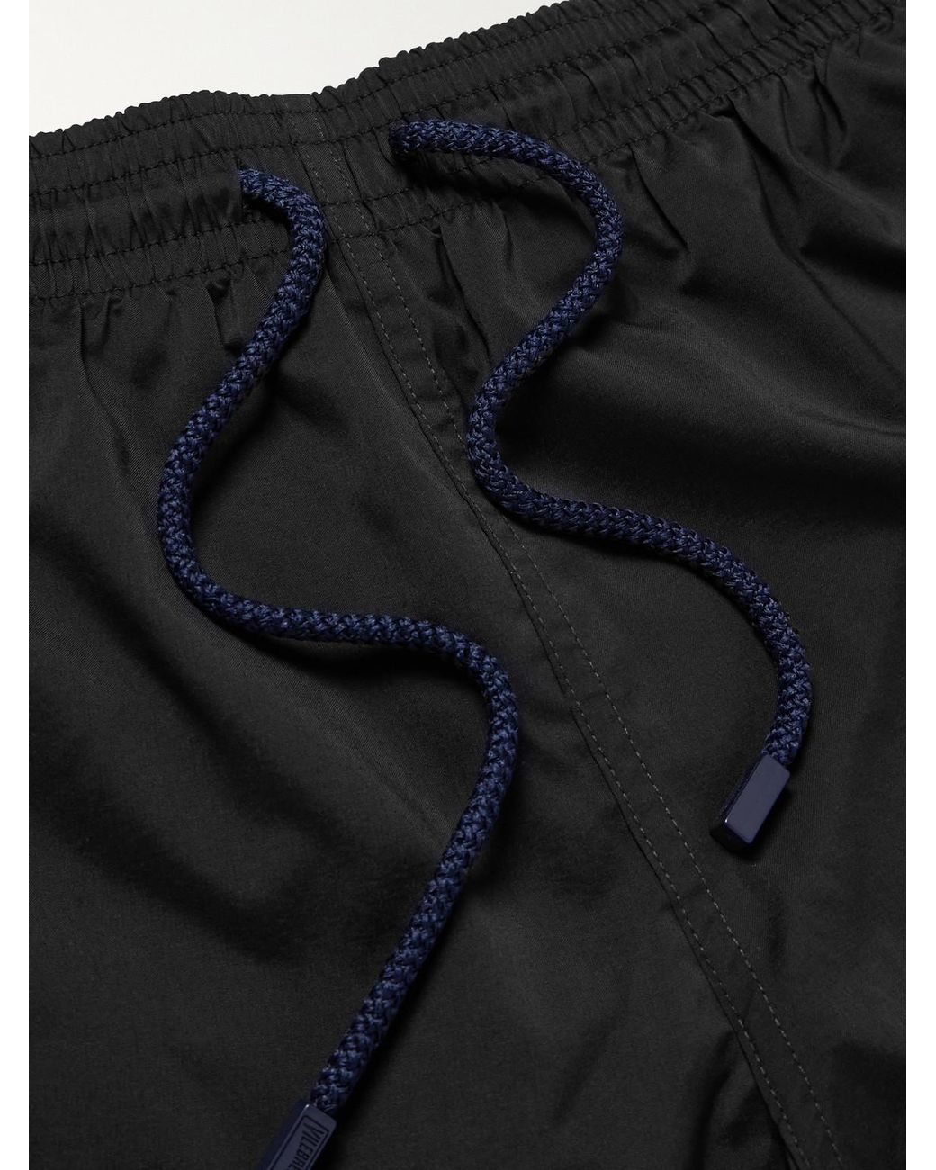 Vilebrequin Black Slim-Fit Short-Length Recycled Swim Shorts for men