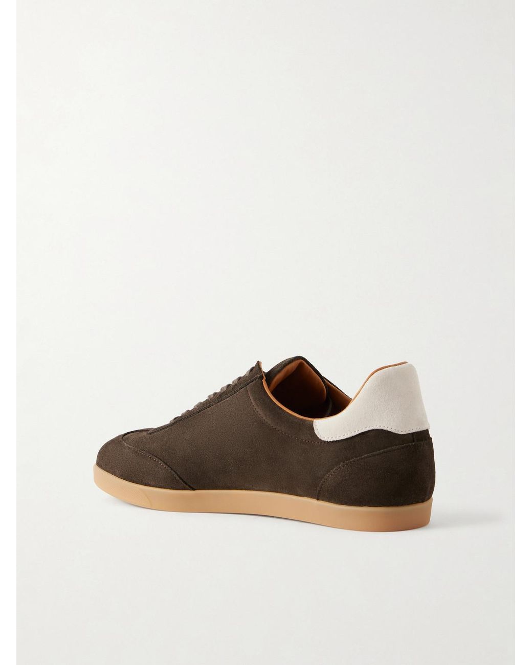 Mr P. Brown Suede Sneakers for men