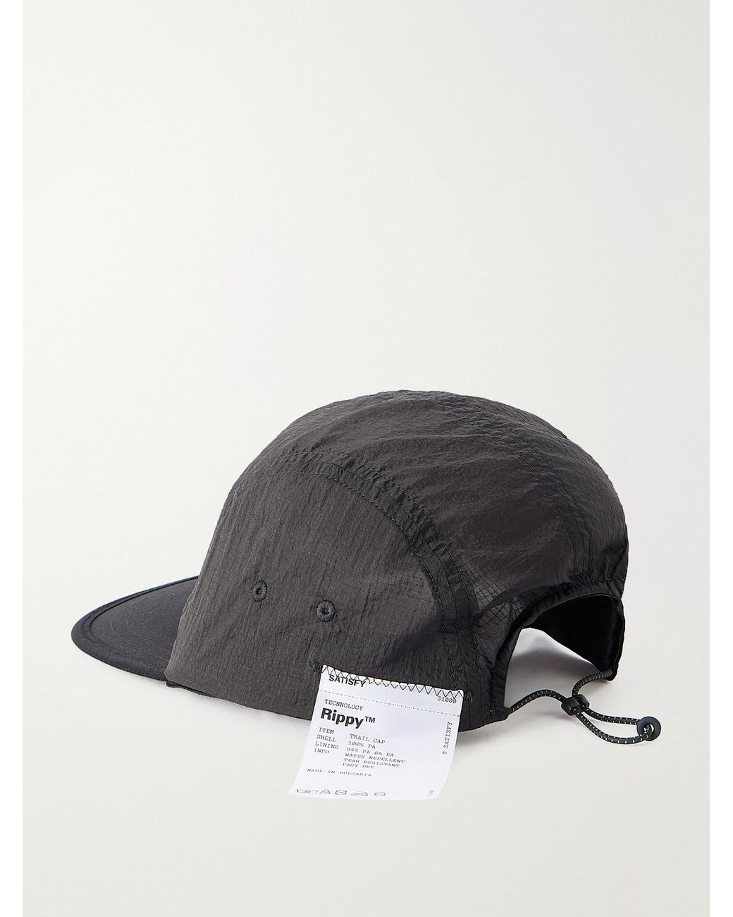 Satisfy Blue Trail Logo-Print Rippy And Peaceshell Cap for men