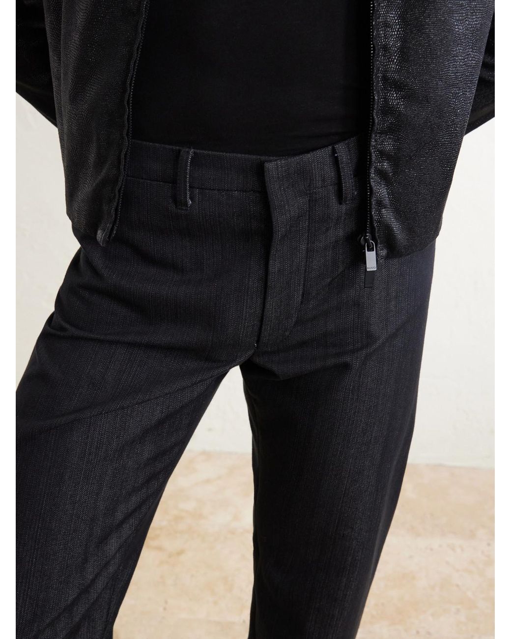 Gucci Blue Slim-Leg Cotton-Blend Twill Trousers for men
