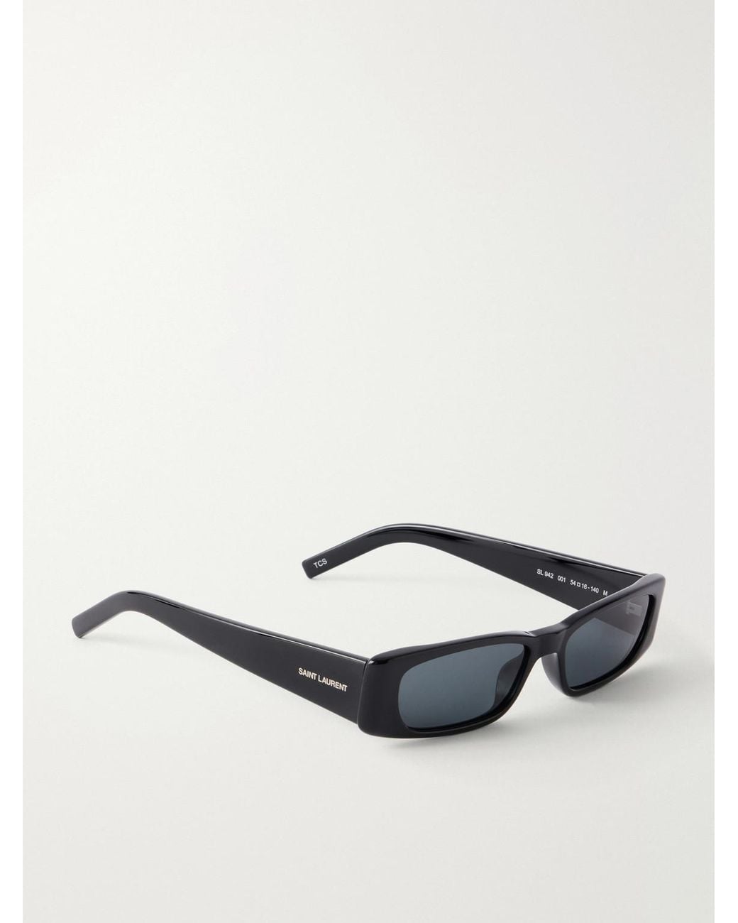 Saint Laurent Black Sl 942 Square-Frame Recycled Acetate Sunglasses for men