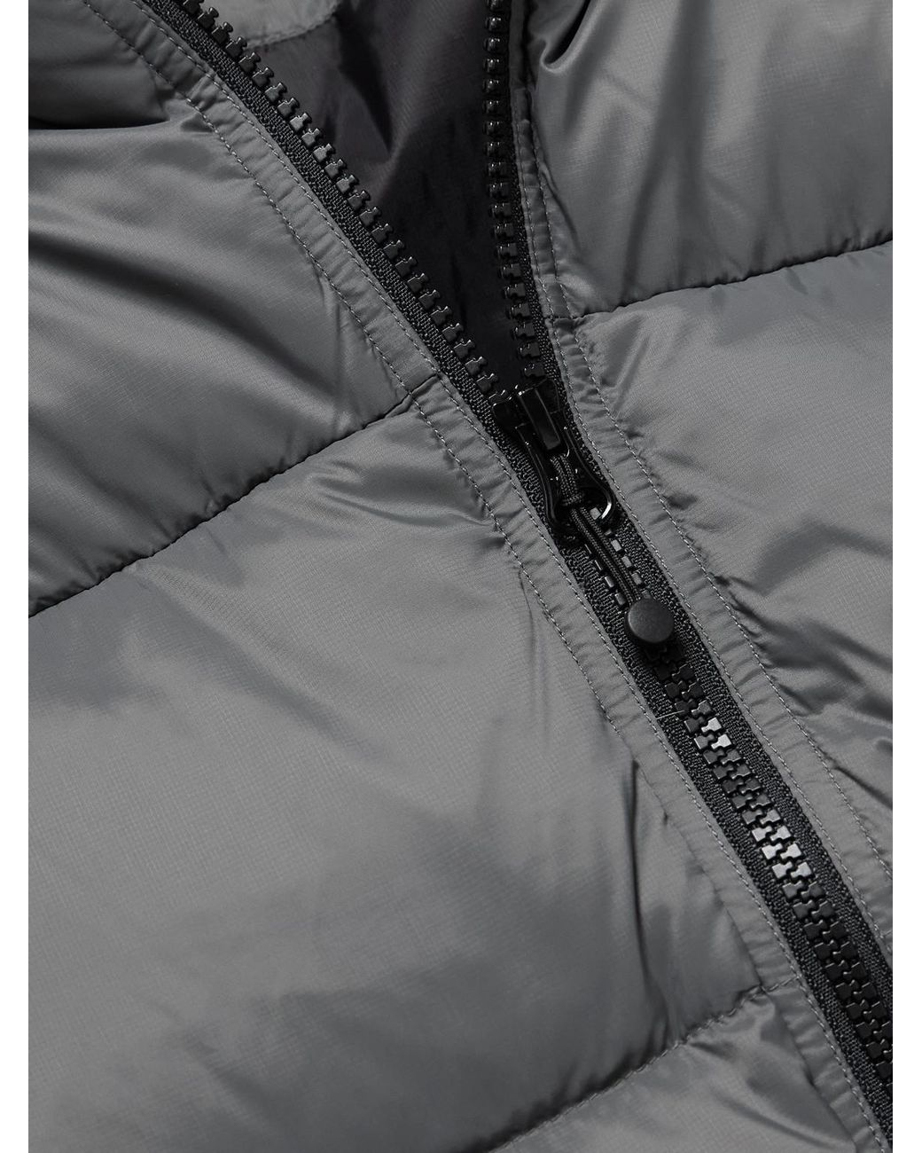 FRIZMWORKS Altavia Daunenjacke aus gestepptem Nylon mit Kapuze in Gray für Herren