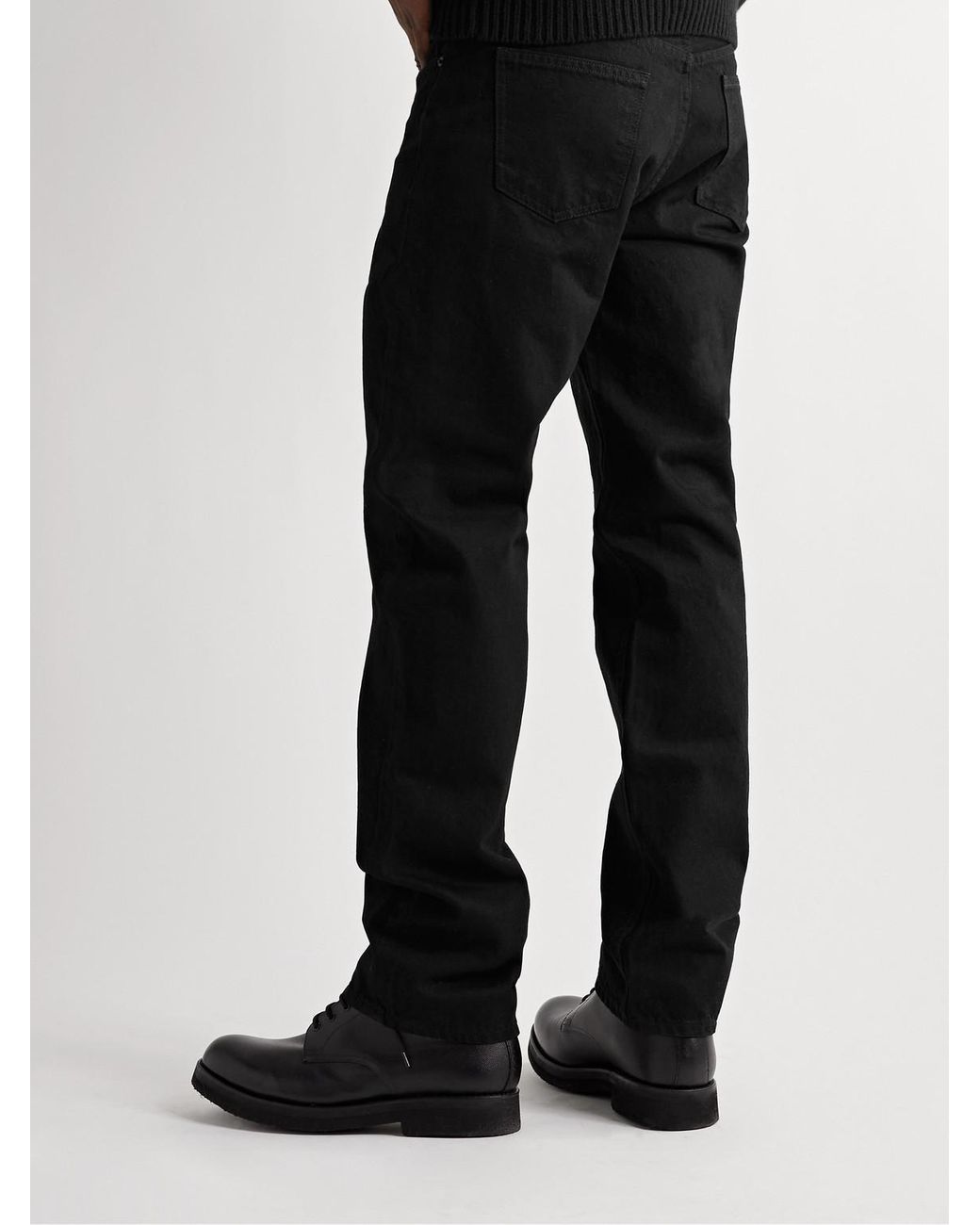 Nili Lotan Black Billie Straight-Leg Jeans for men