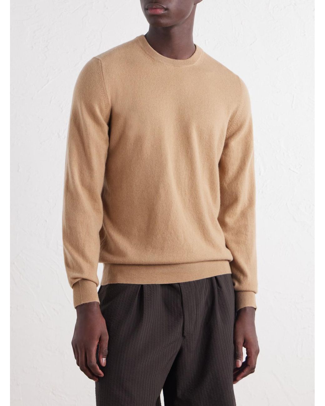 Fedeli Natural Argentina Cashmere Sweater for men