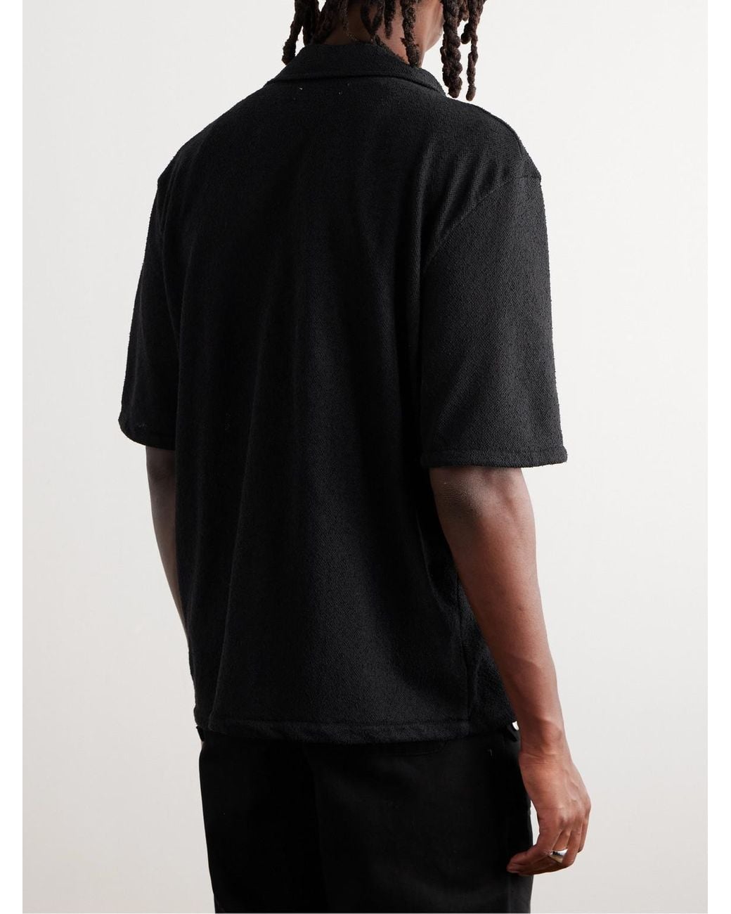 Our Legacy Black Bouclé Shirt for men