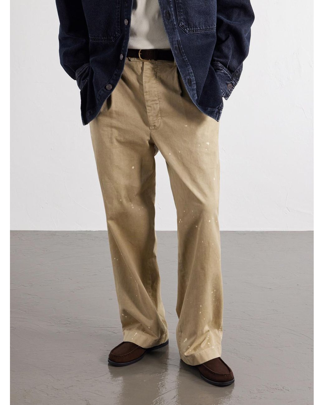 Mr P. Brown City Suede Loafers for men