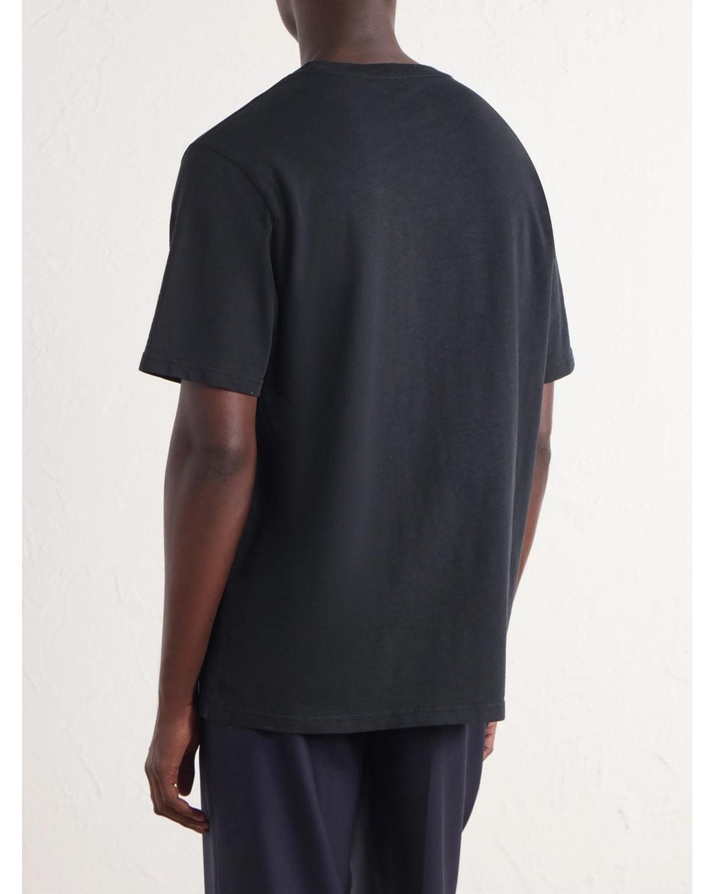 Aimé Leon Dore Black Logo-Print Cotton-Jersey T-Shirt for men