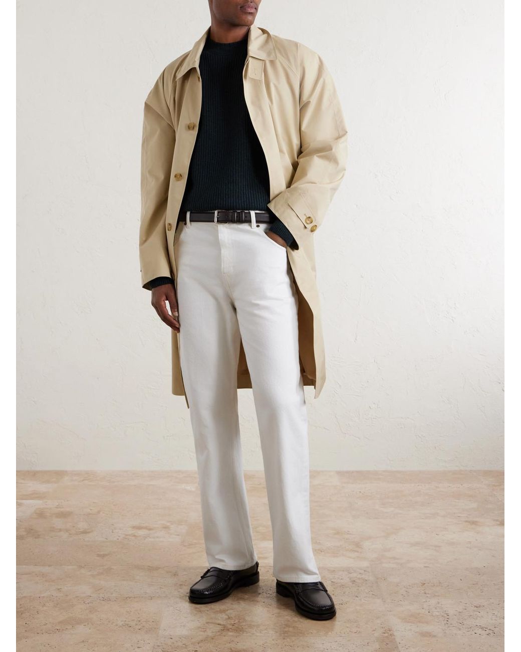John Smedley Blue Bill Nighy Cashmere And Wool-Blend Sweater for men