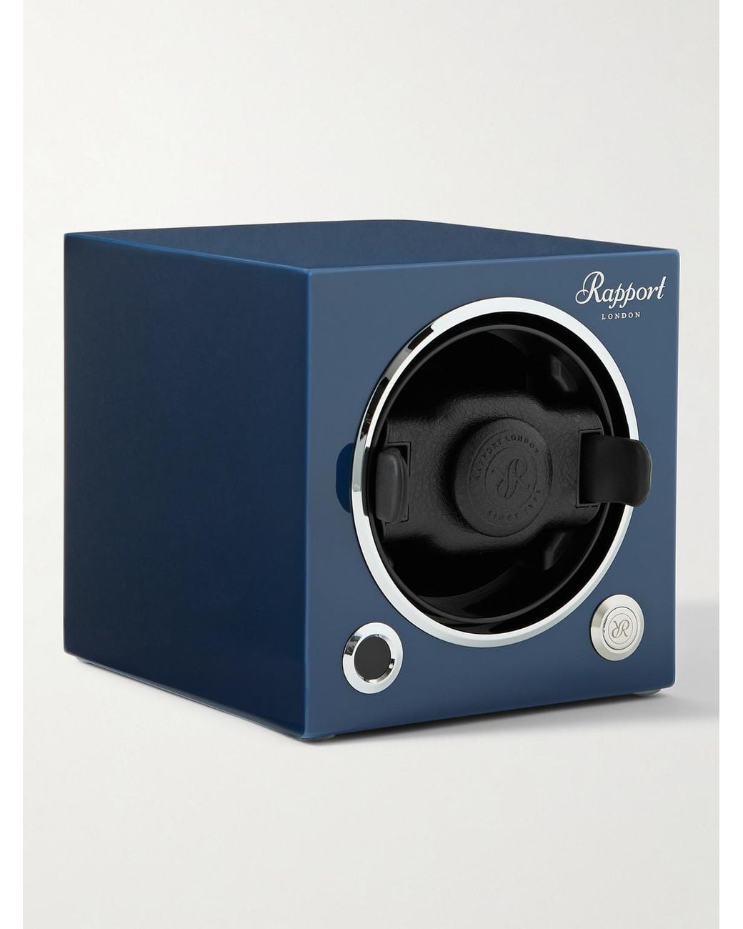 Rapport Blue Evolution Lacquered Cedar Watch Winder for men