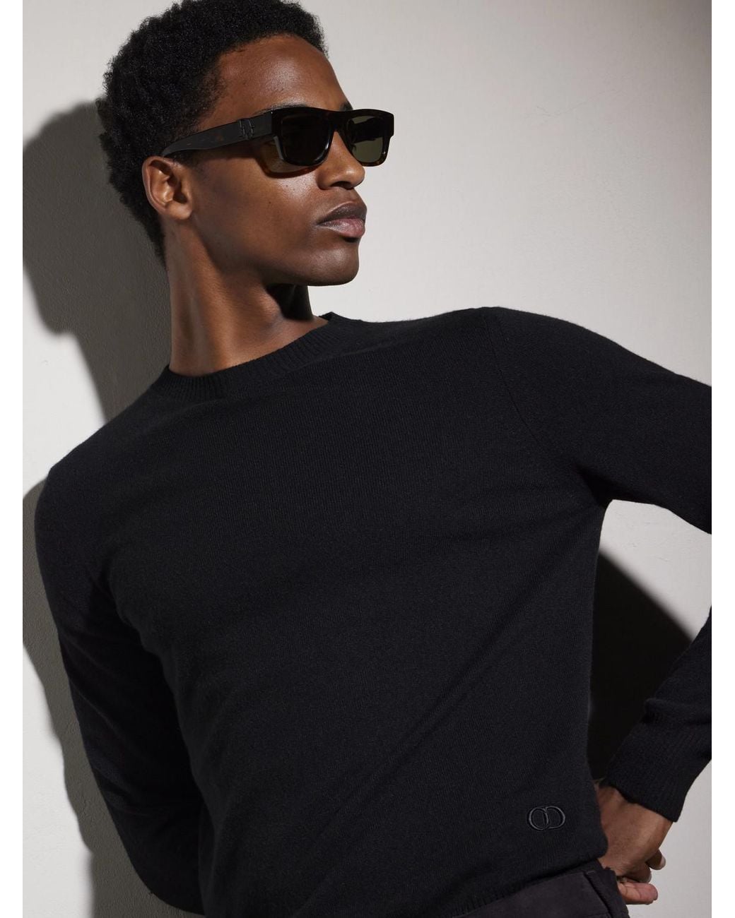 Dior Black Dior Oblique S3i Rectangular-frame Acetate Sunglasses for men