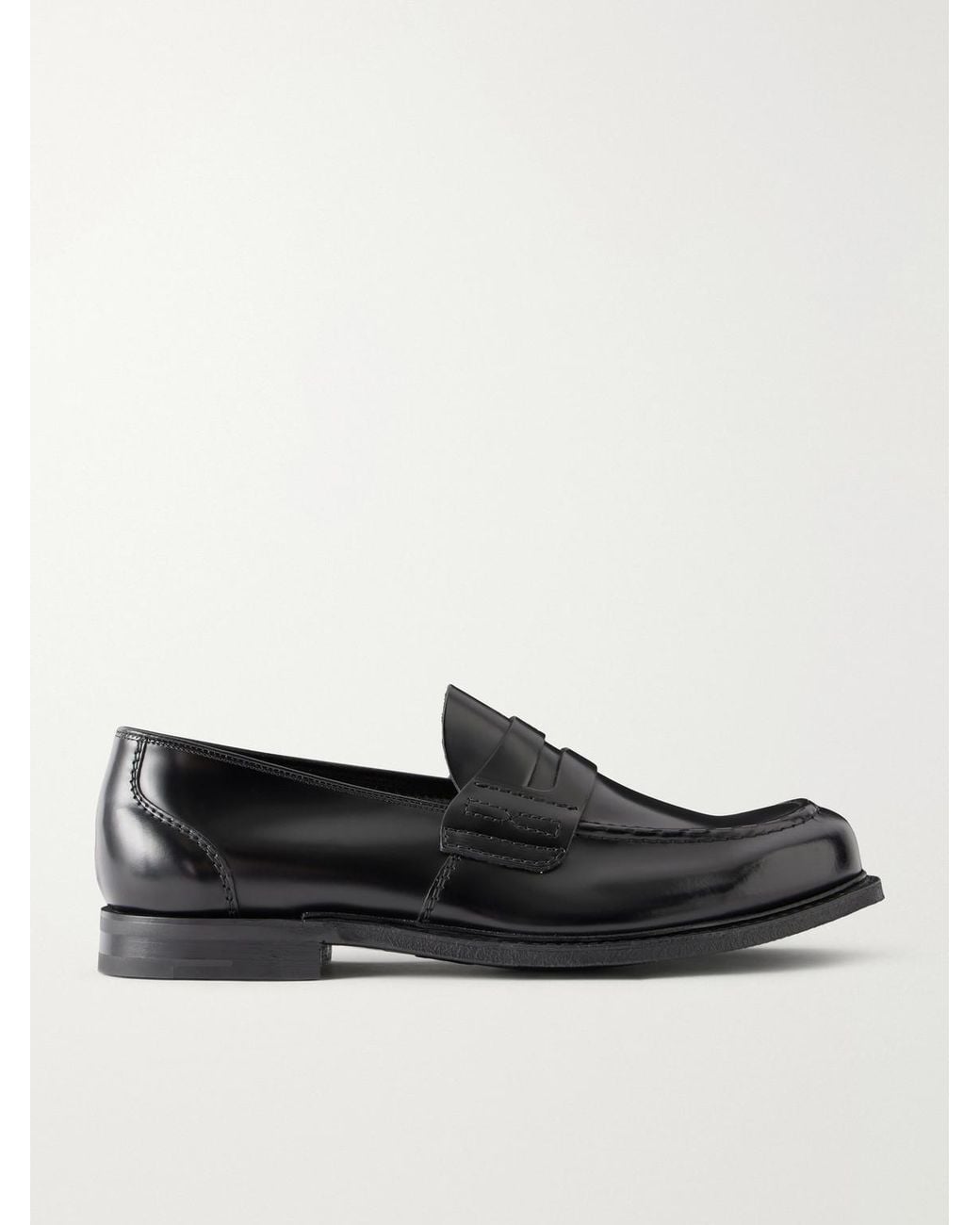 Church's Black Farsley Leather Penny Loafers for men